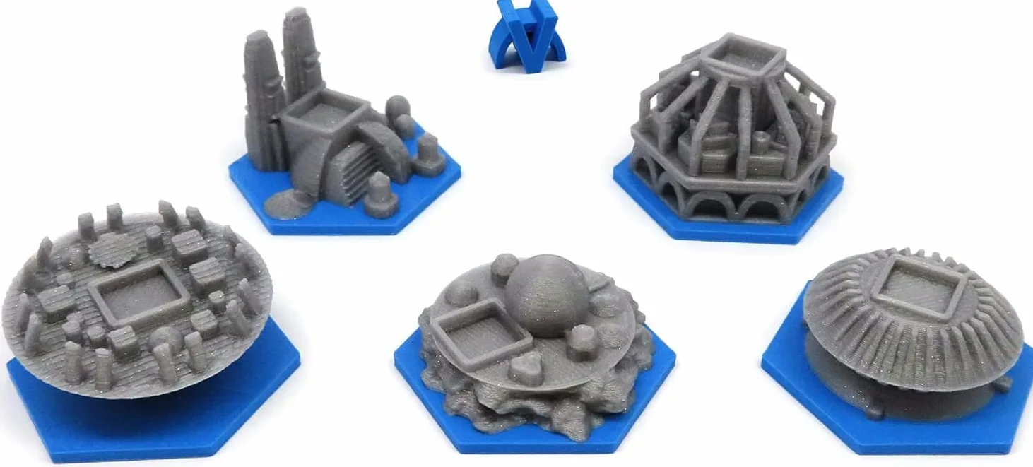 Pack d'Amélioration Complet pour Terraforming Mars et Ses Extensions Colonies, Venus Next et Conflicts - 87 Pièces (MARS014)