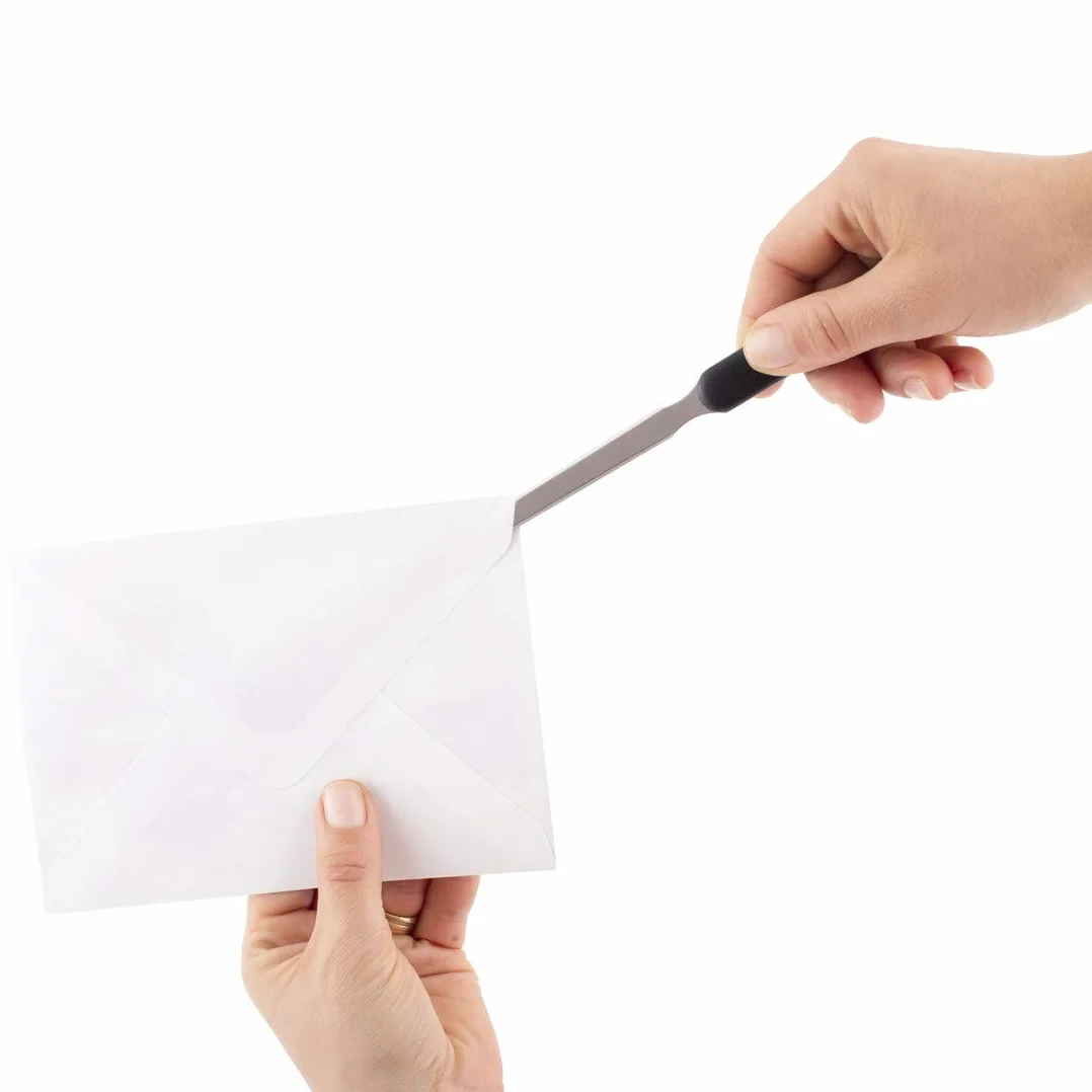 Ouvre-lettres D.RECT avec poignée en plastique - Couteau de bureau