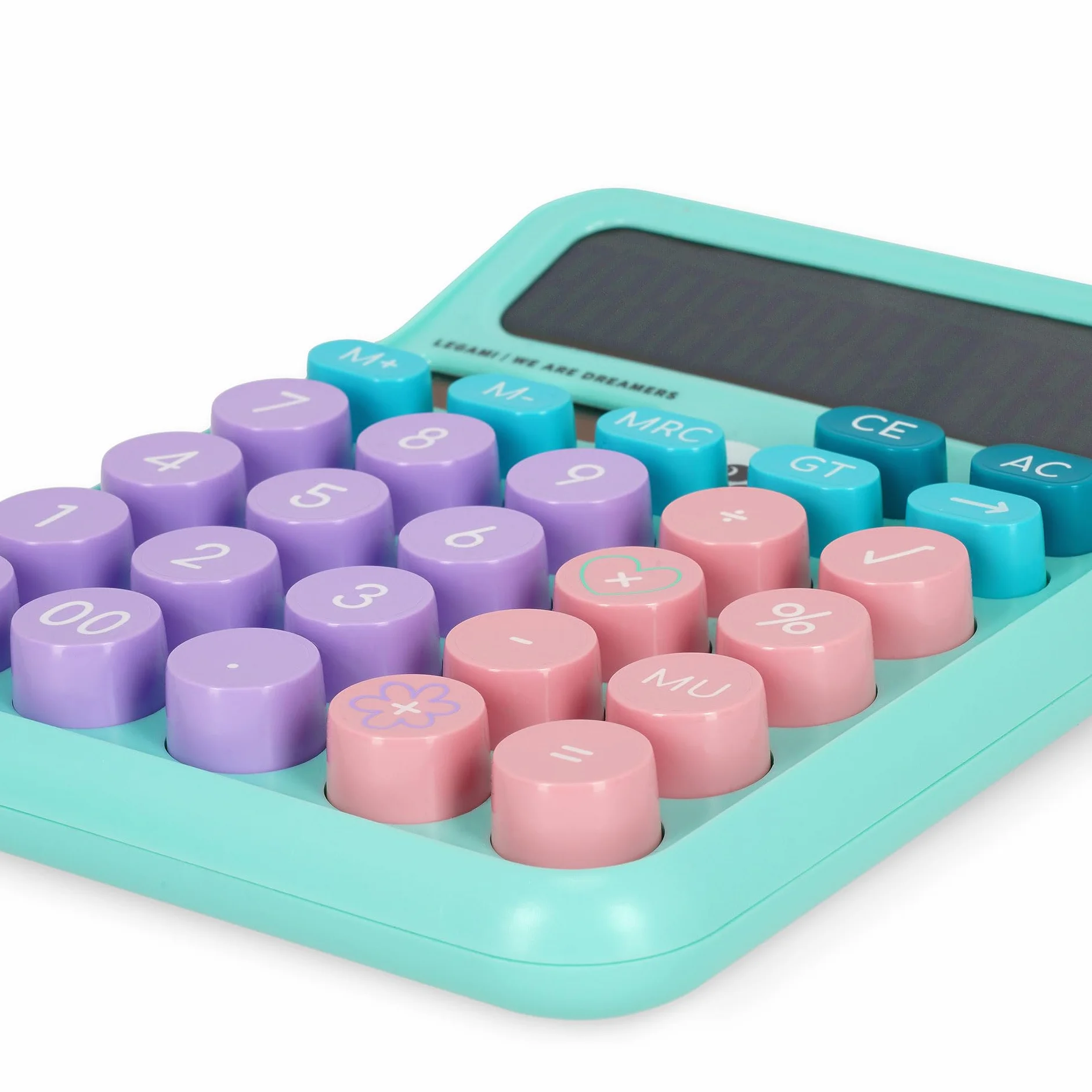 Legami Calculatrice de Table Calcoolator Panda Solaire Double Alimentation 15,8 x 12 x 2,8 cm