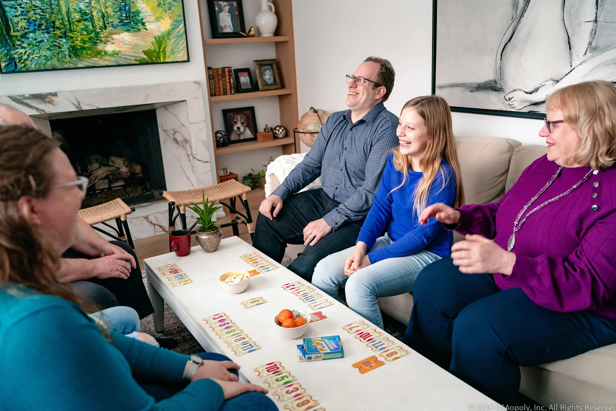 Flip 7™ Jeu de Cartes Familial Chance et Stratégie 94 Cartes Édition Compacte