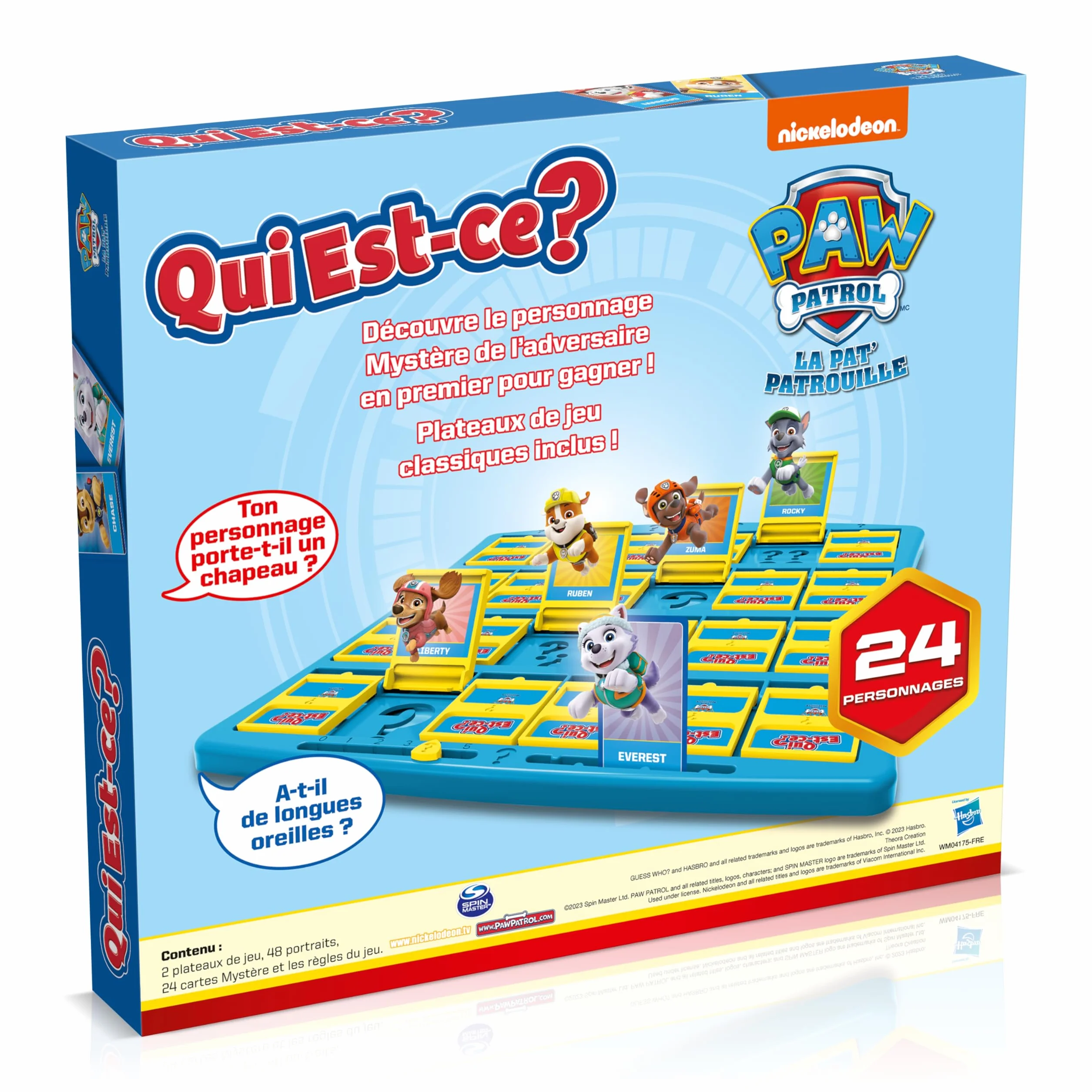 Winning Moves Qui Est Ce Jeux de Societe Pat' Patrouille - Jeu de Plateau Famille pour 2+ Joueurs Version française