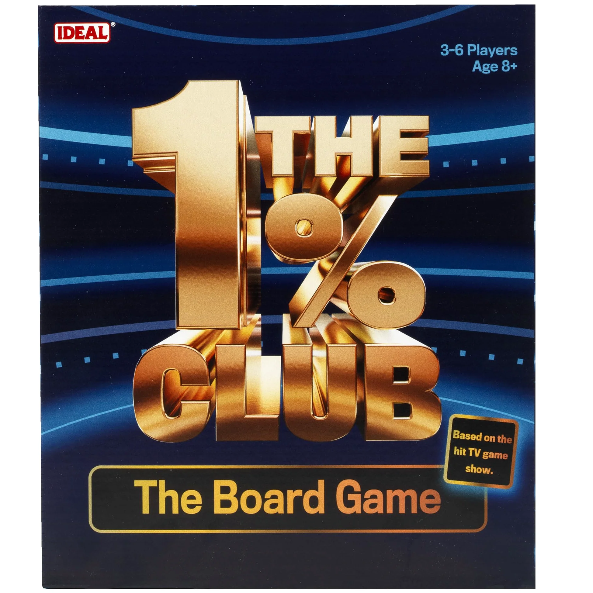 Ideal Le Club 1% : Le Jeu de Société | Jeux de Famille | 3-6 Joueurs | 8 Ans et Plus