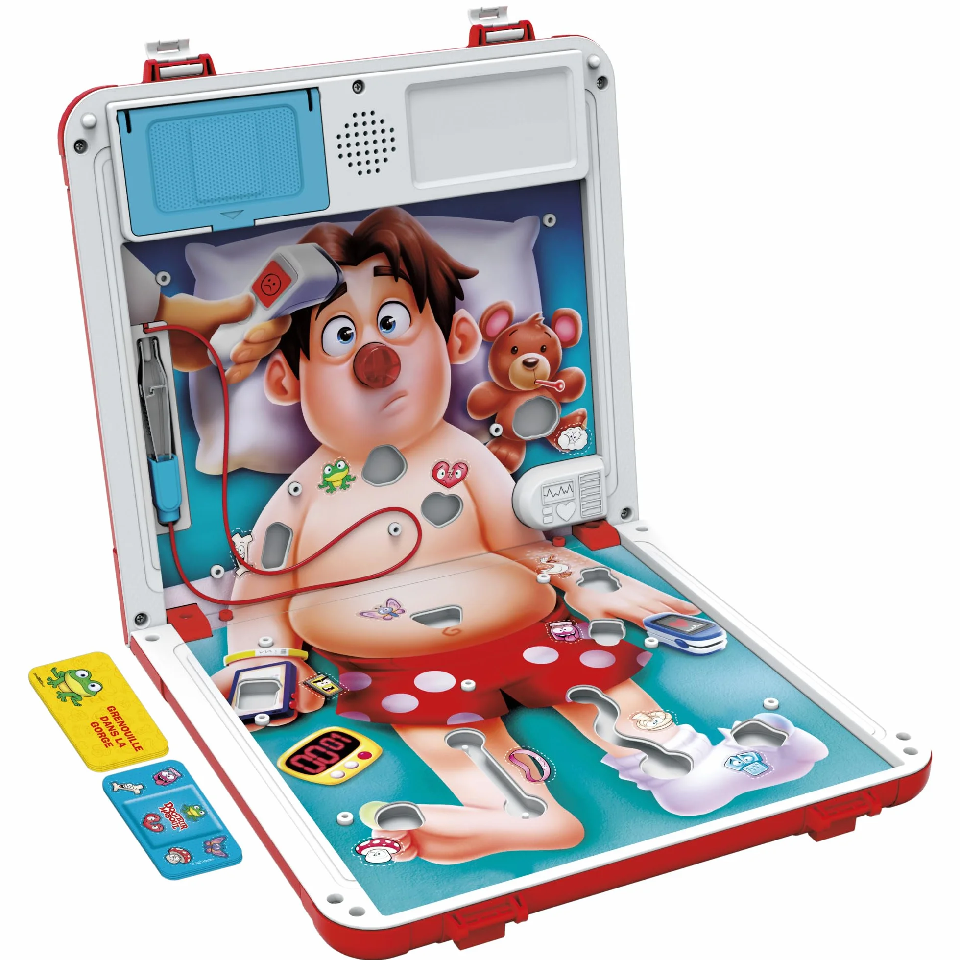 Hasbro Gaming Docteur Maboul, Jeu de Plateau Électronique avec Mallette de Transport Tout-en-Un - Version Française