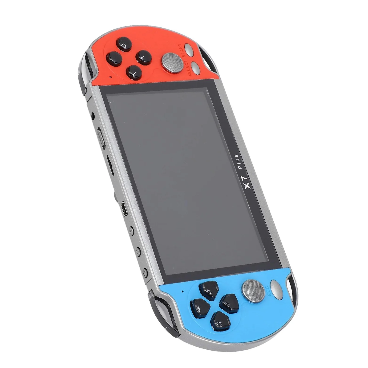 Console de Jeu Portable Dispositif de Jeu Portable Rechargeable avec écran de 5,1 Pouces 8 Go de Mémoire Interne Multi-Vintage pour Les Jeux sans Fin