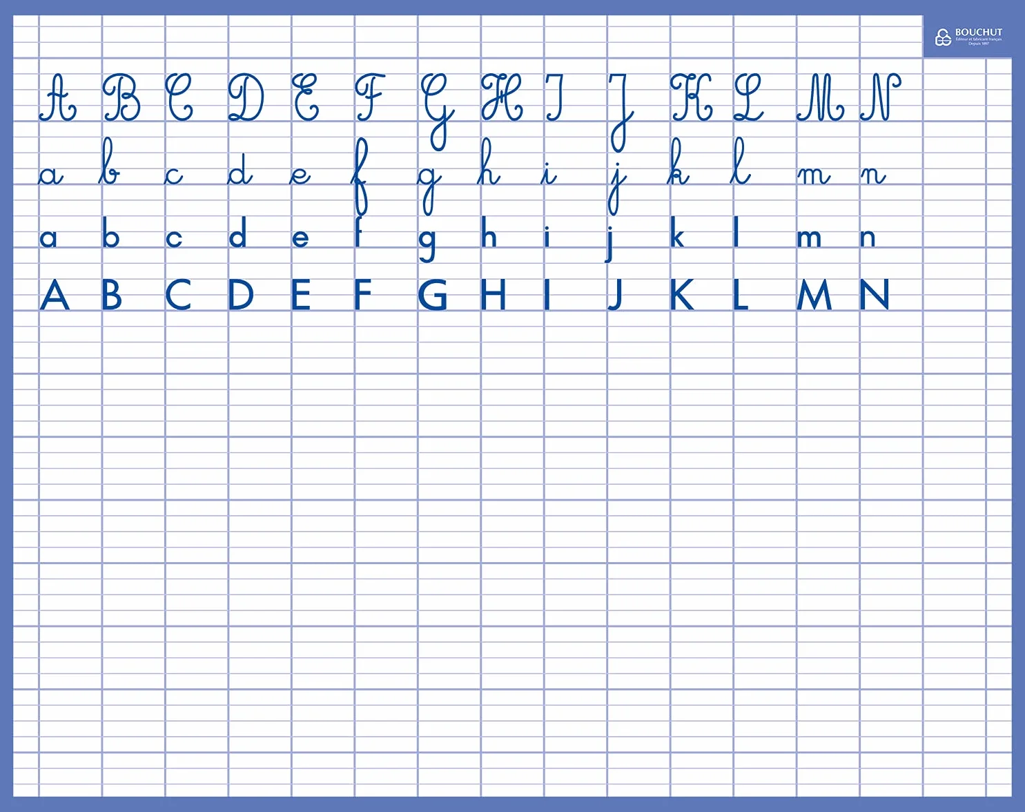 ARDOISE ALPHABET SEYES MINI 21 x 26,5 cm BOUCHUT