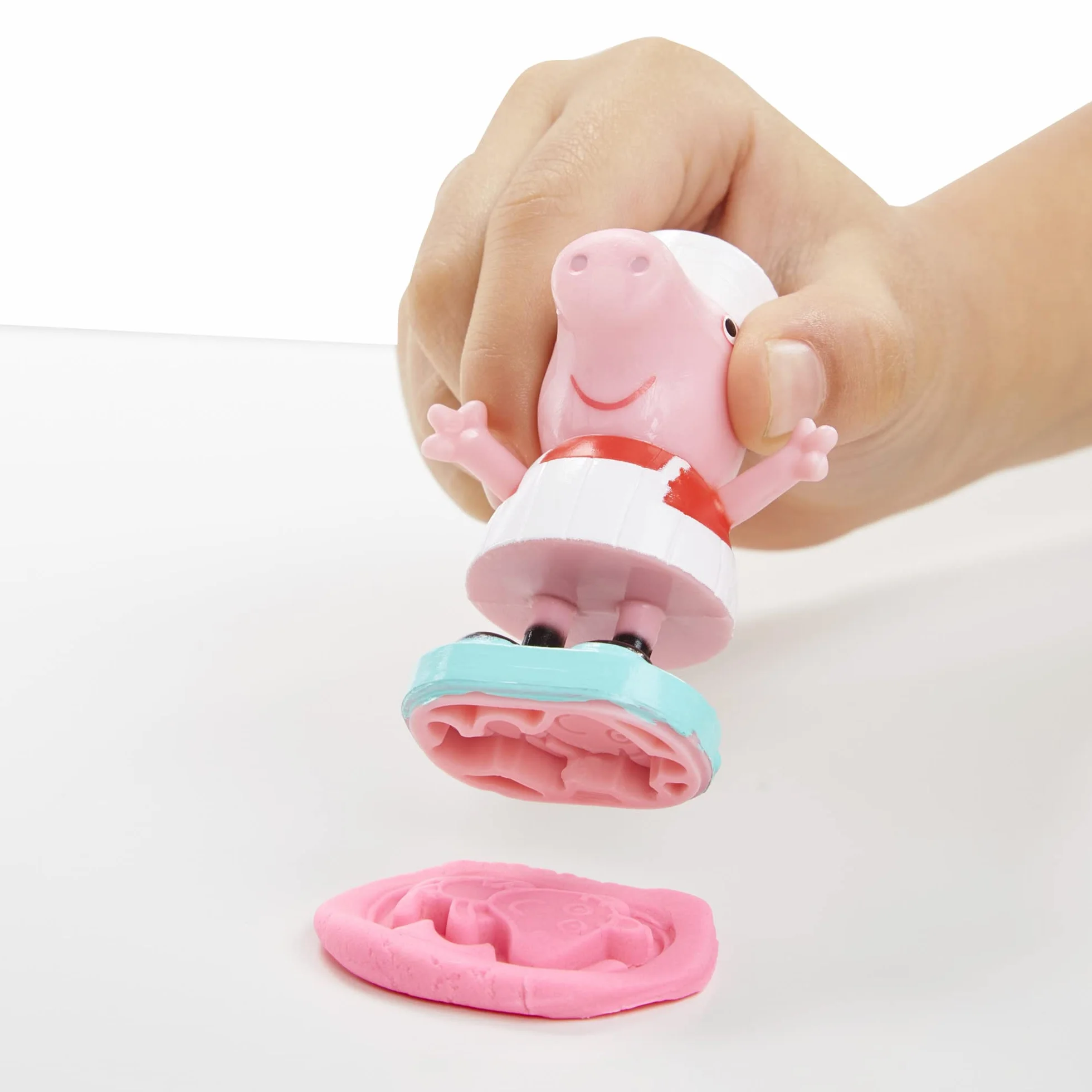 Play-Doh Peppa Pig Le Camion de Glaces Figurines Pâte à Modeler 5 Pots Jouet Créatif 3 Ans