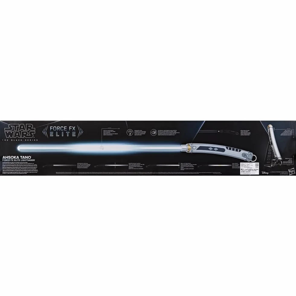 Star Wars The Black Series Force FX Elite Sabre Laser d'Ahsoka Tano Jouet Cosplay