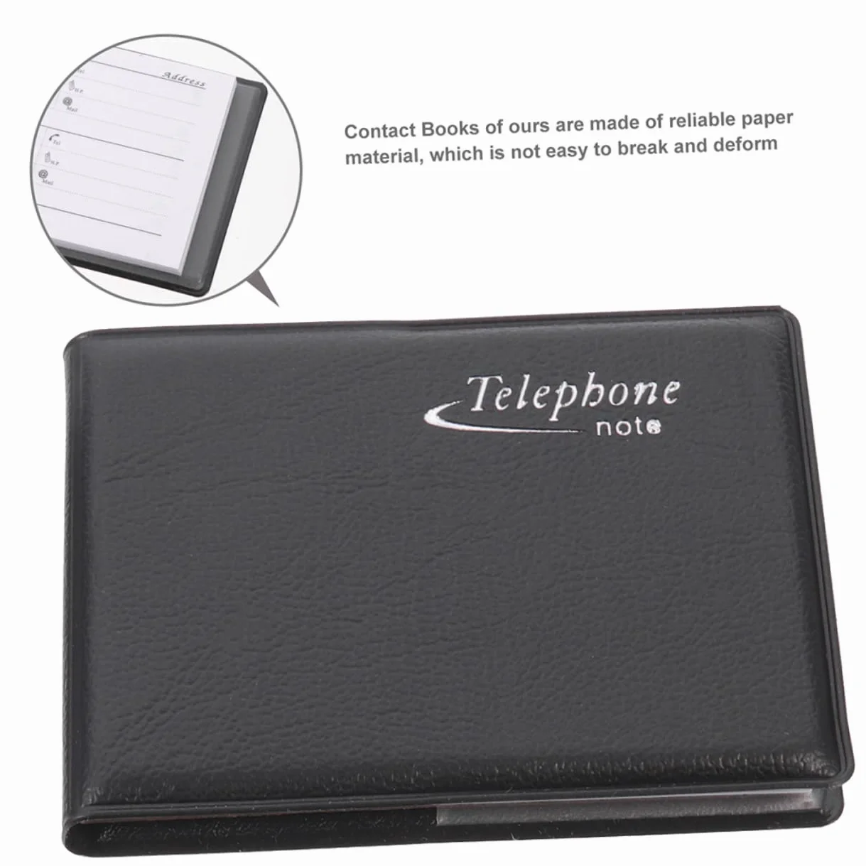 EXCEART Lot de 12 Mini carnet d'adresses - Petit répertoire téléphonique pour Portefeuille