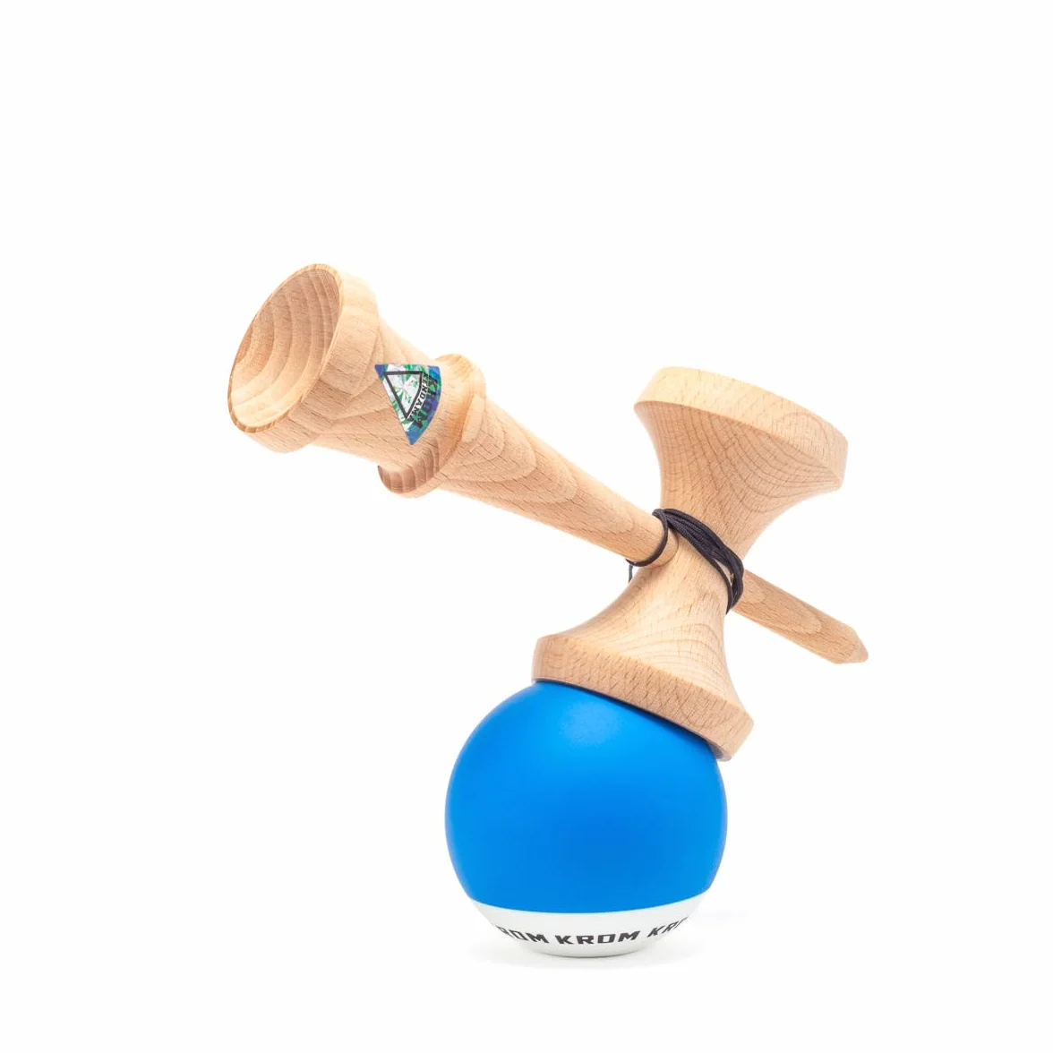 Kendama Pro Pop Bleu Foncé - Bilboquet Japonais en Bois pour Adulte et Enfant avec Ficelle de Rechange