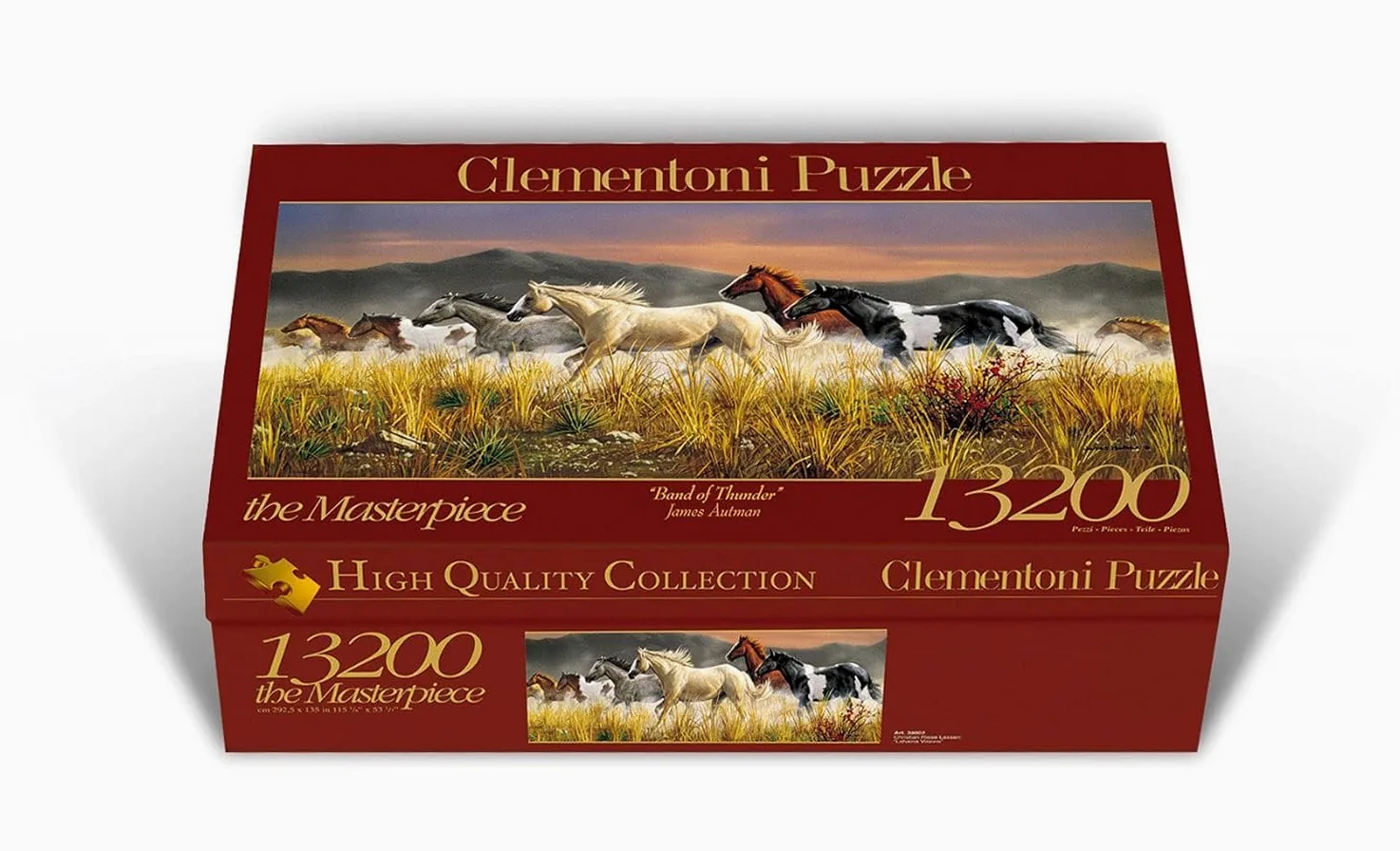 Clementoni - 38006 - Puzzle Collection 13200 pièces - Chevaux au Galop