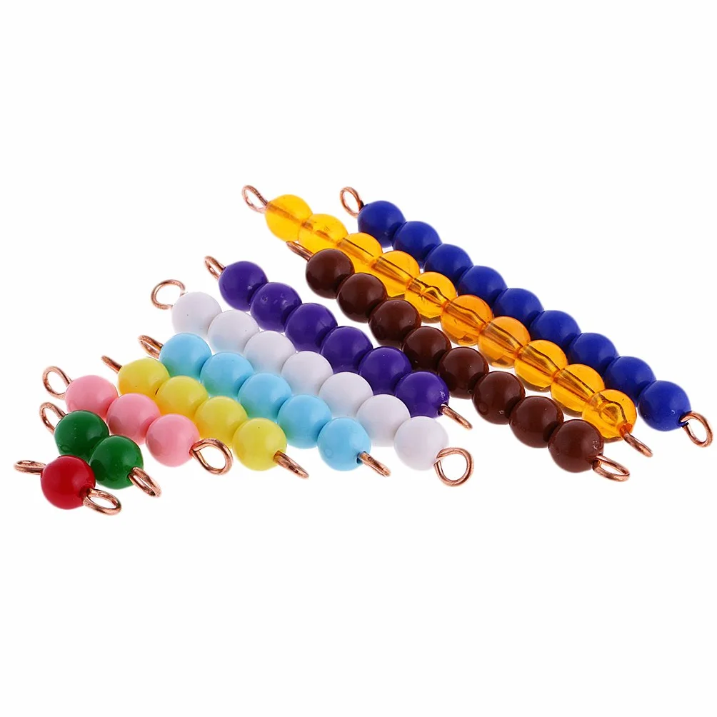 Montessori Perles Kit Jouet de Calcul Enfant Matériel Education Précoce Mathématiques