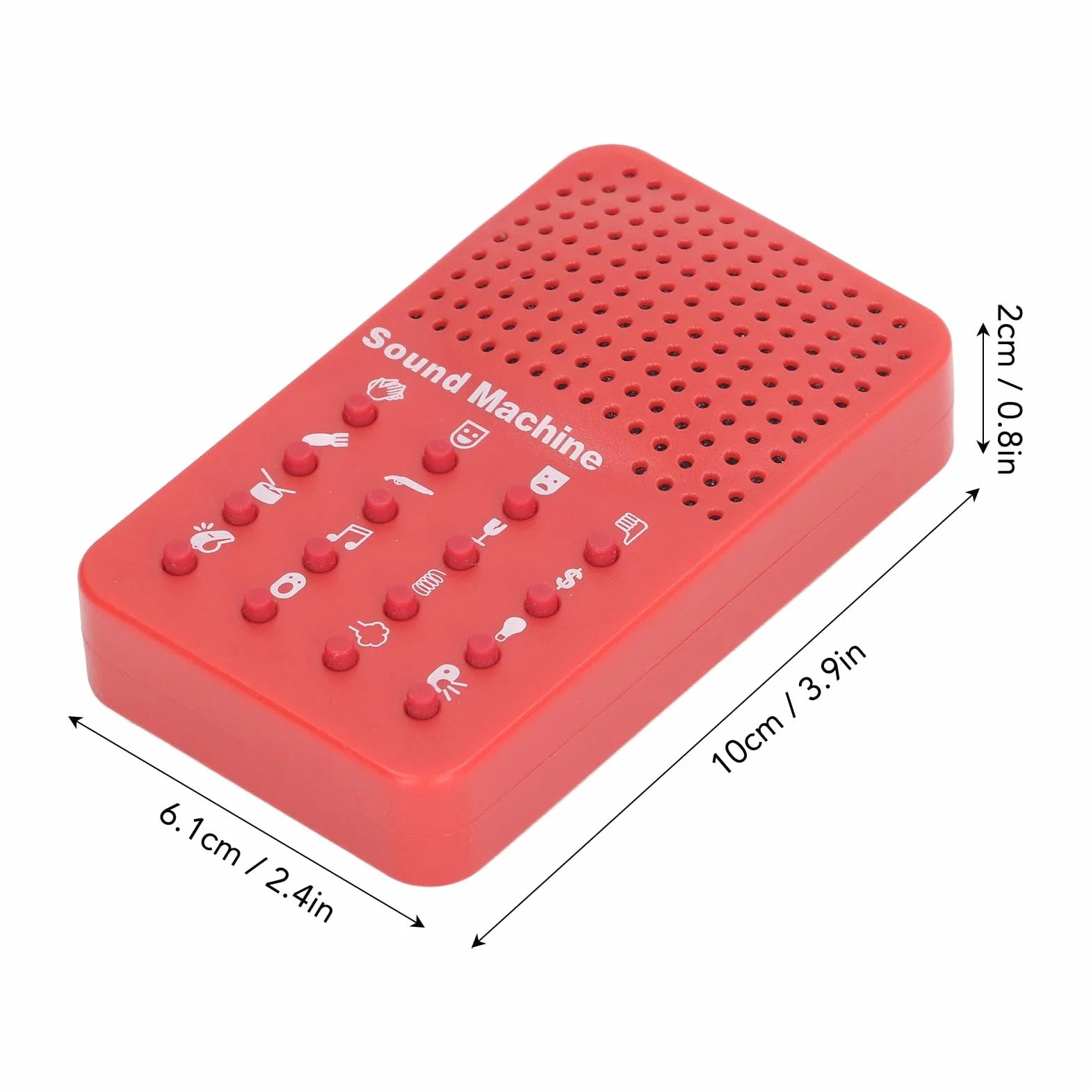 Machine à Effets Sonores Amusants 16 Bruits Portable Plastique pour Jeux Fêtes