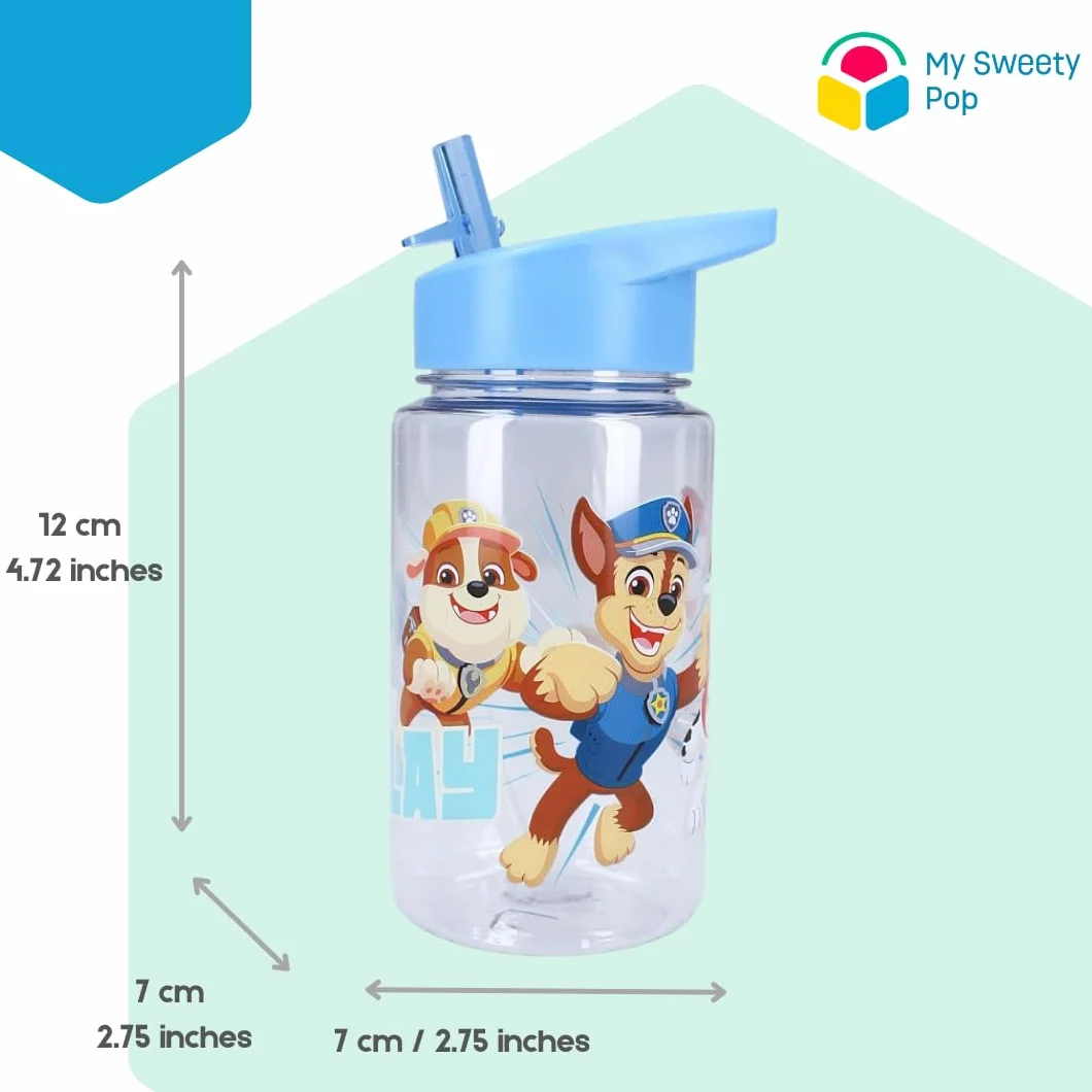 Gourde Pat Patrouille Transparente Plastique 12 cm 450 ml Enfant