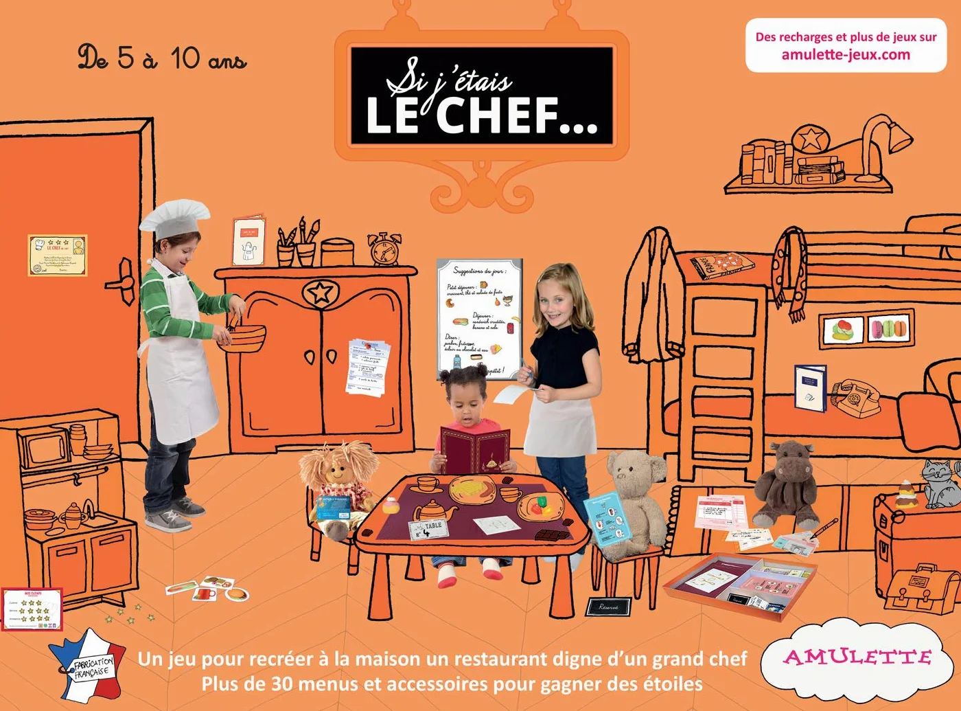 Amulette - Gcman - Si J'étais La Maîtresse - Grand Coffret - Nouvelle Édition & Chef - Si J'étais Le Chef