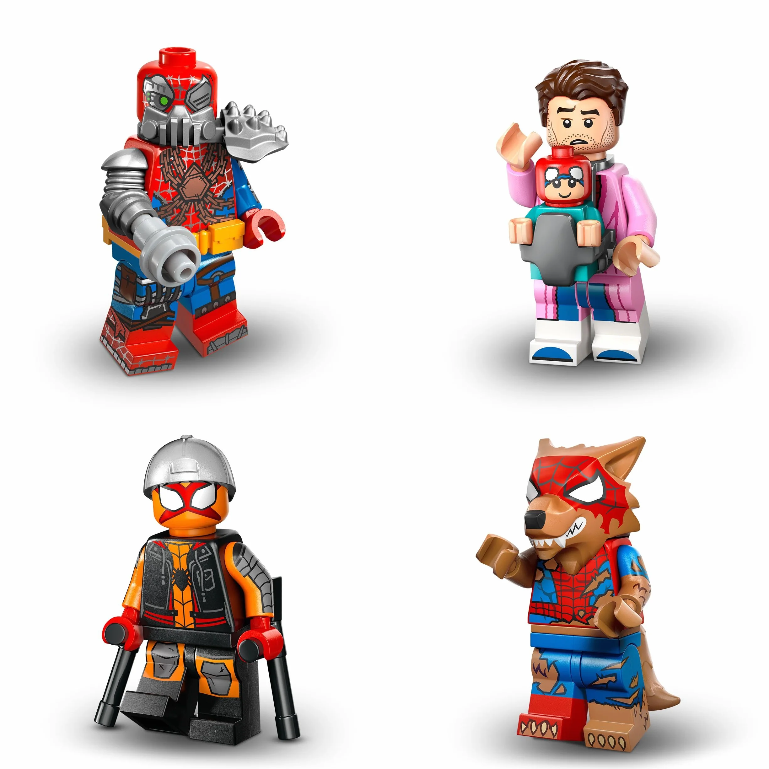 LEGO Minifigures Spider-Man: Across The Spider-Verse 71050 Boîte Mystère – 1 des 12 Jouets de Collection pour Enfant dès 5 Ans