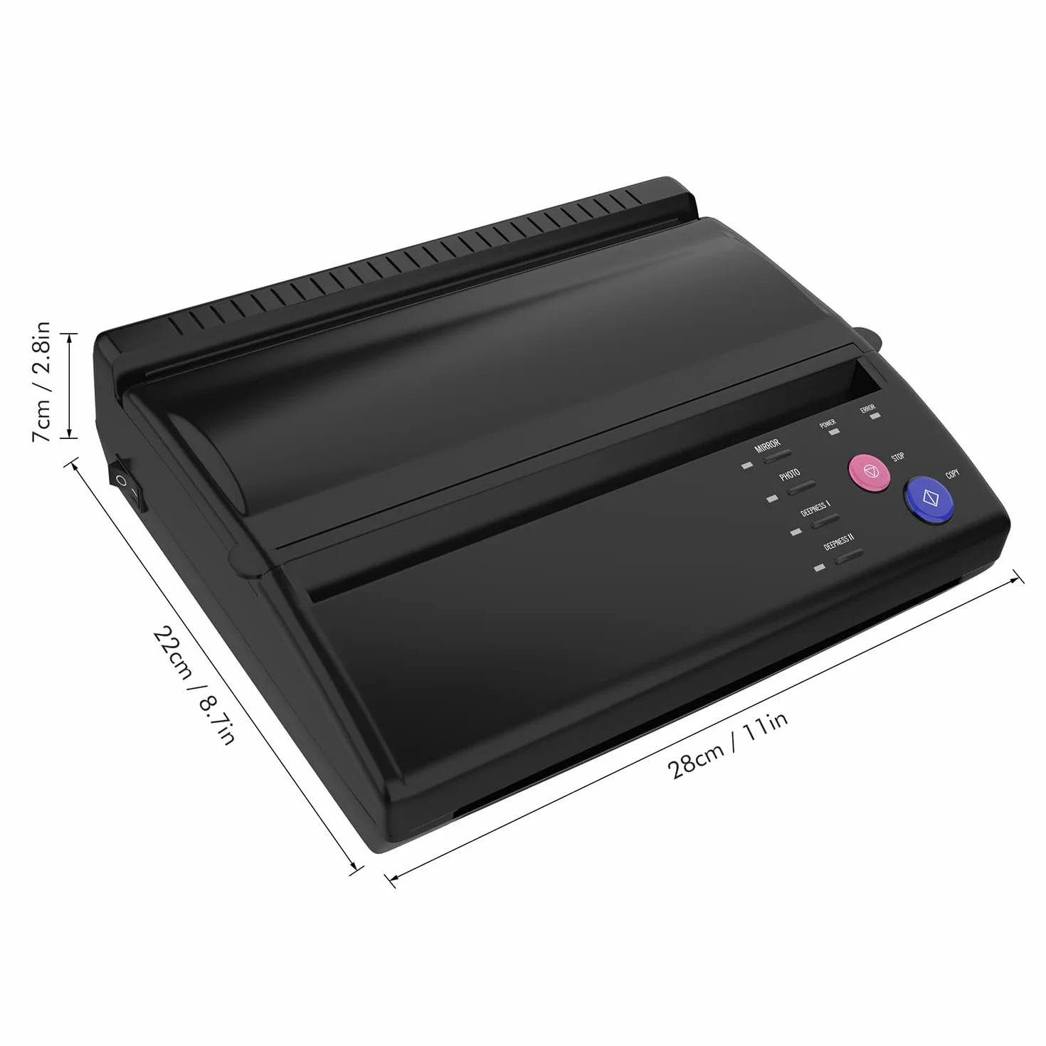 TATELF Thermocopieur Tatouage Professionnel - Machine de Transfert Thermique pour Stencils Tattoo A4