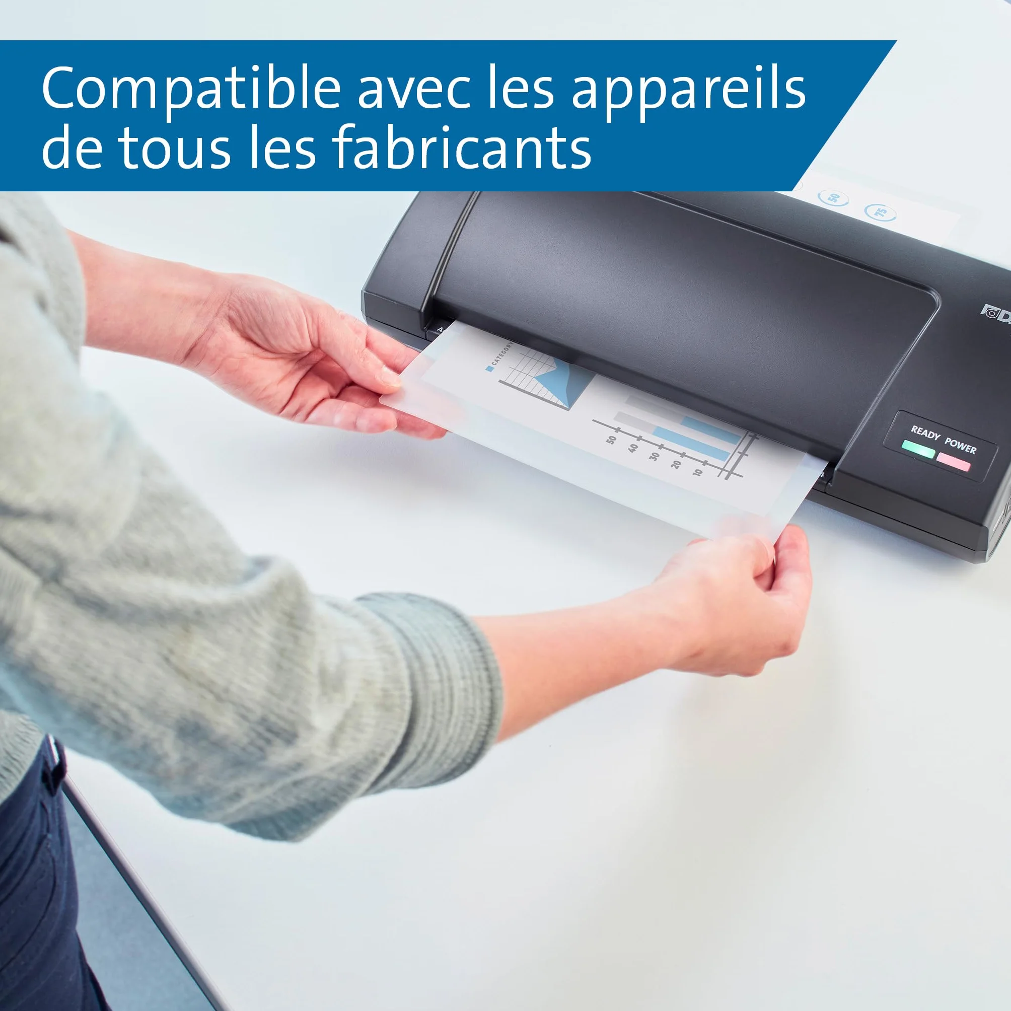Dahle Bürotechnik Pochette A4 125 microns 216 x 303 mm 100 pièces