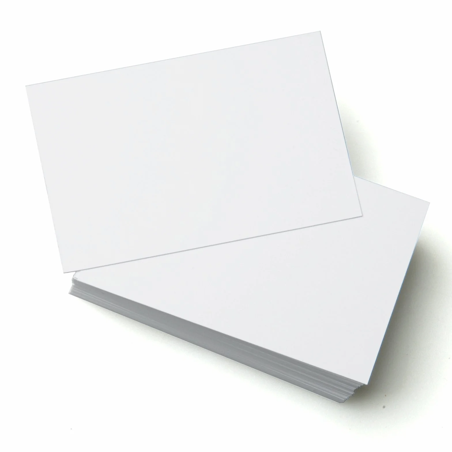 Cartes de visite vierges 350 g/m², lot de 100