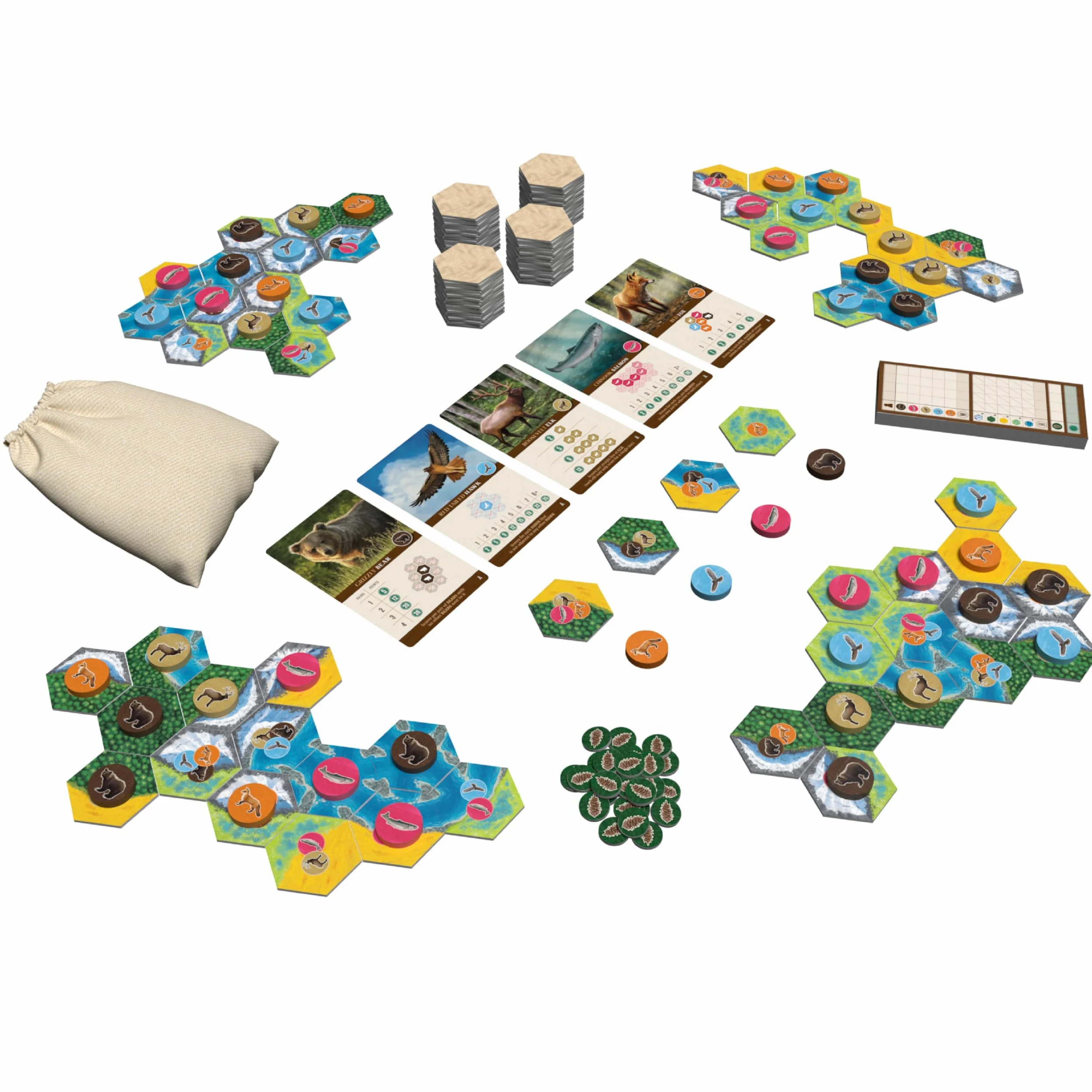 Alderac Entertainment - Cascadia - Board Game - Base Game - for 1-4 Players - from Ages 10+ - English