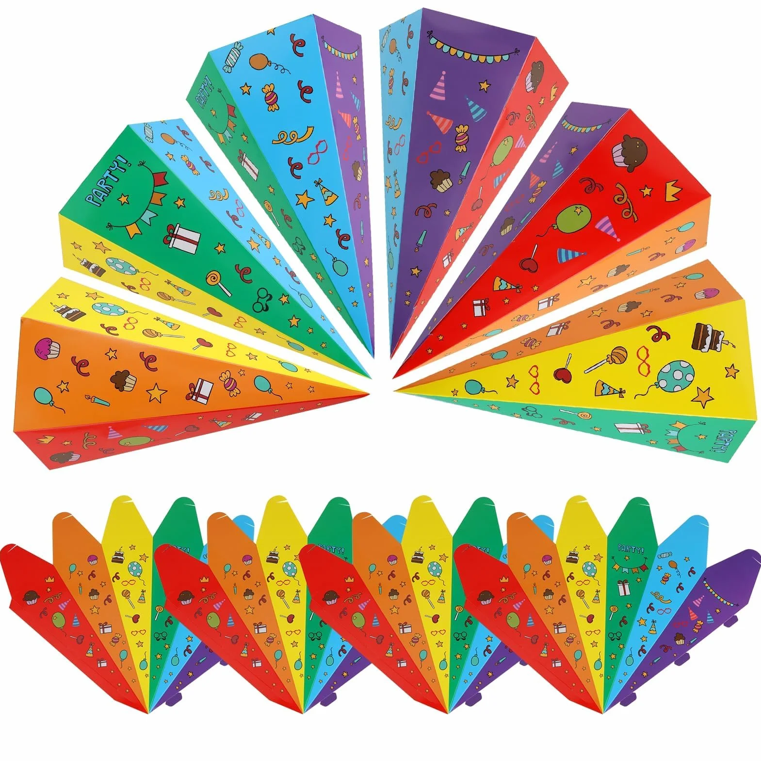 Lot de 10 Sacs D'école de Bricolage 30cm pour Emballage Cadeau Rentrée des Classes Enfants