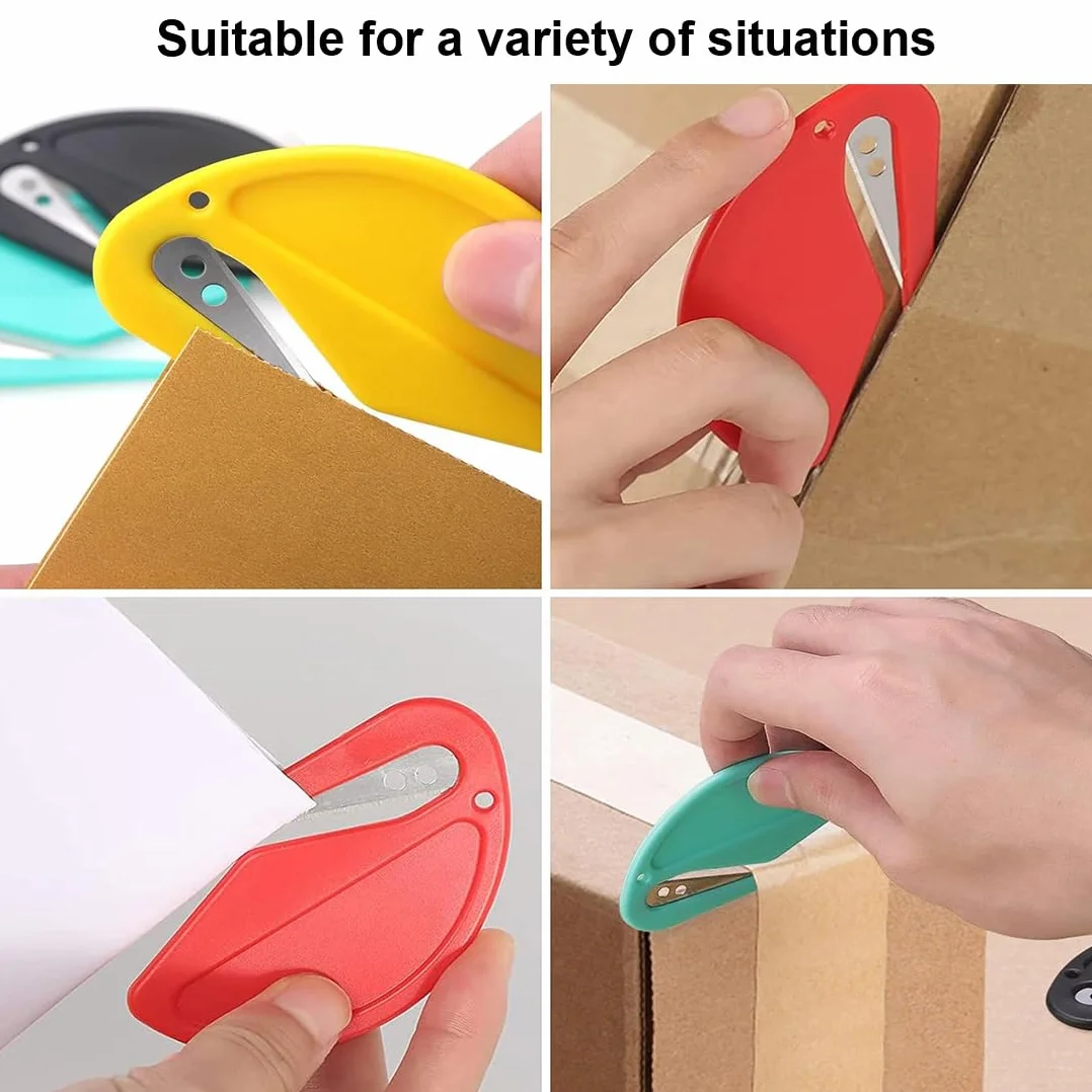 Couteau à aluminium efficace Mini 15 pièces ouvre-lettres ouvre-colis 5 couleurs