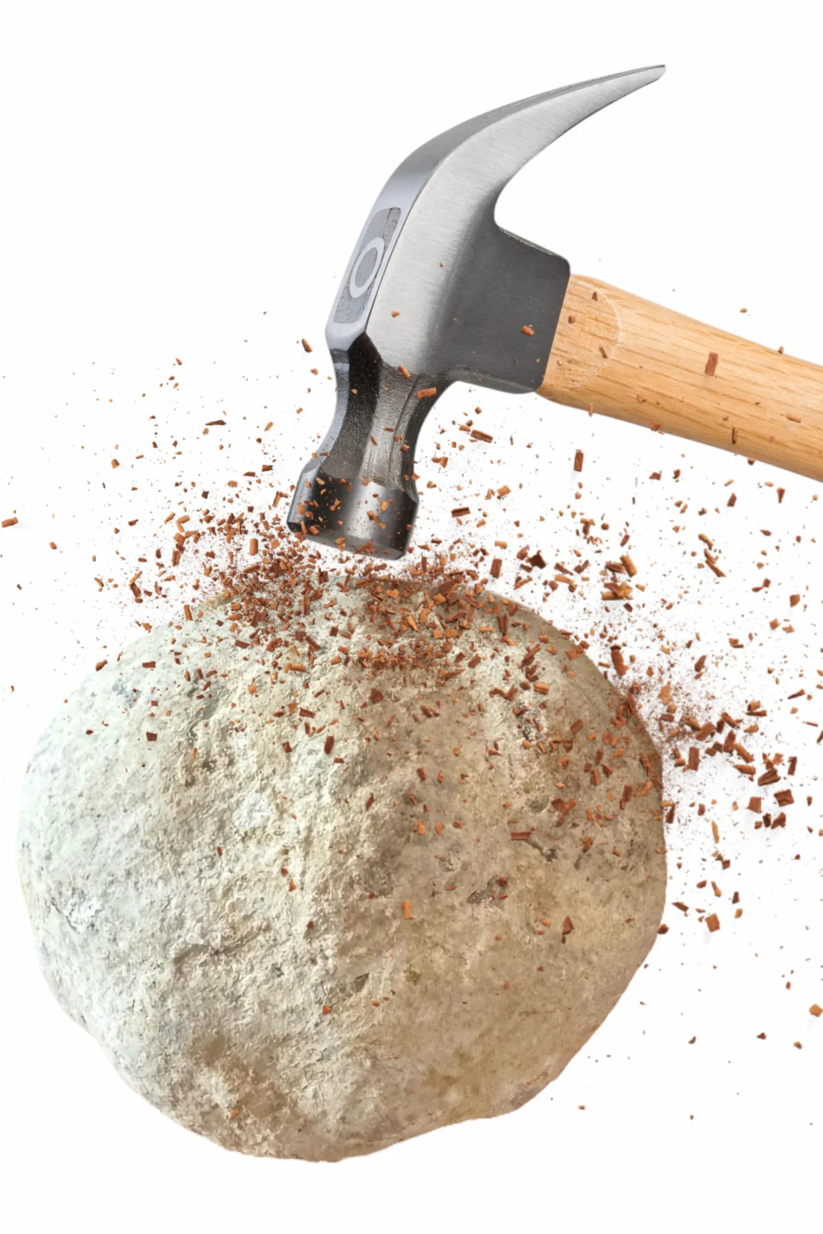 Duże geody pomarańczowe 8-9 cm 800-1000 g do rozbicia samodzielnie z instrukcją Maroko
