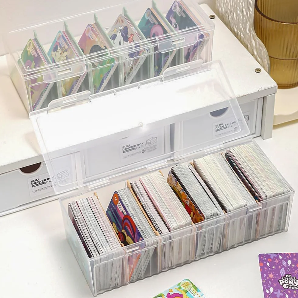 Boîte à fiches DIN A8 avec séparateurs amovibles 24 x 10 x 7 cm couvercle 600 cartes Vert