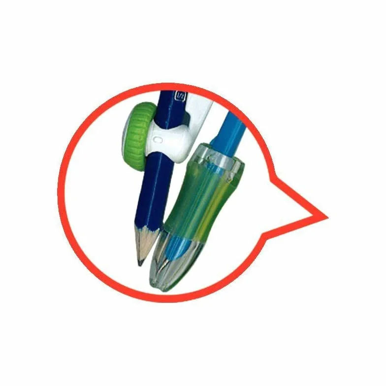 Compas métal pour enfants TWIST'n SAFE Bleu avec sécurité pointe