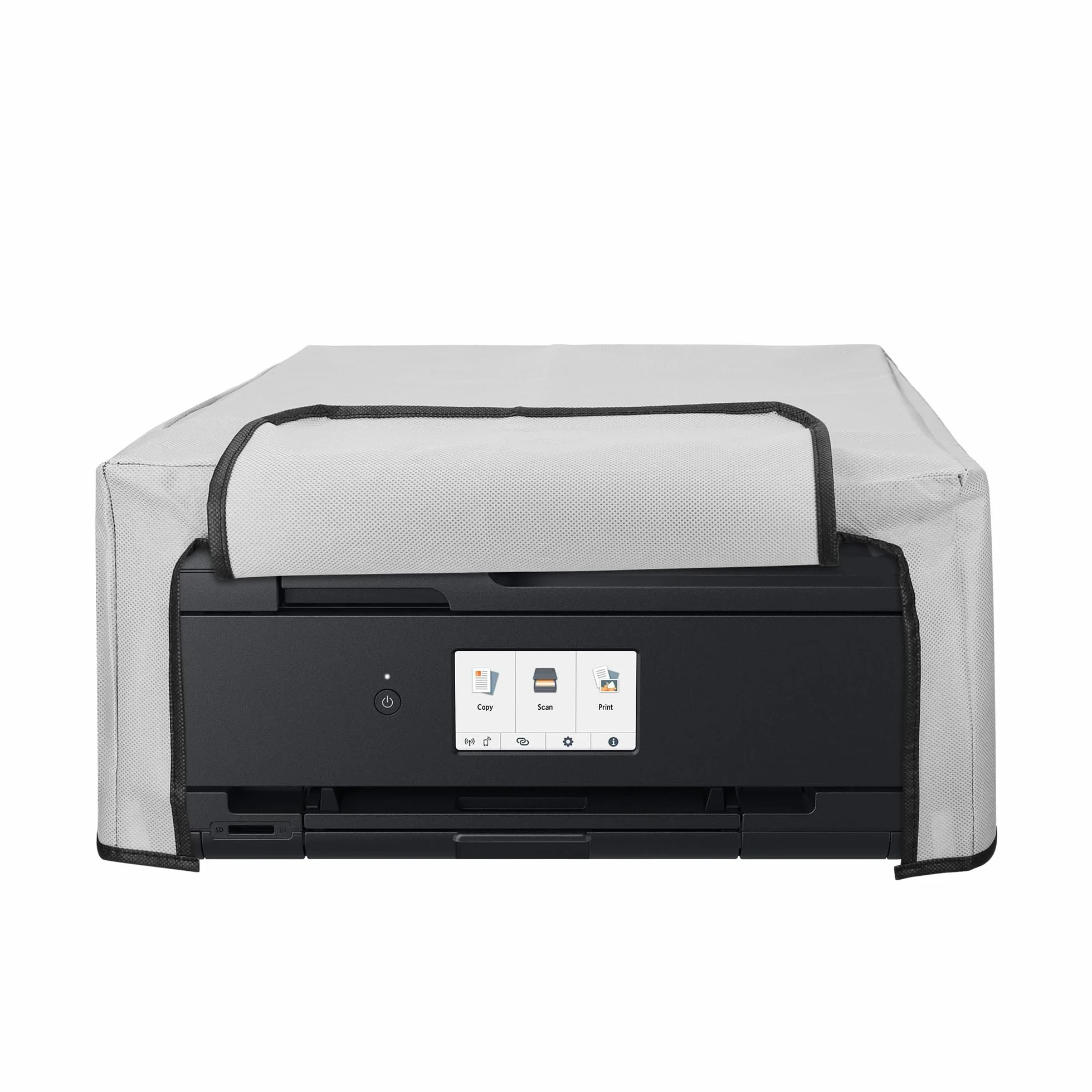 kwmobile Housse de protection pour imprimante Canon Pixma TS9550 G6050 TR7550 TR8550 gris clair