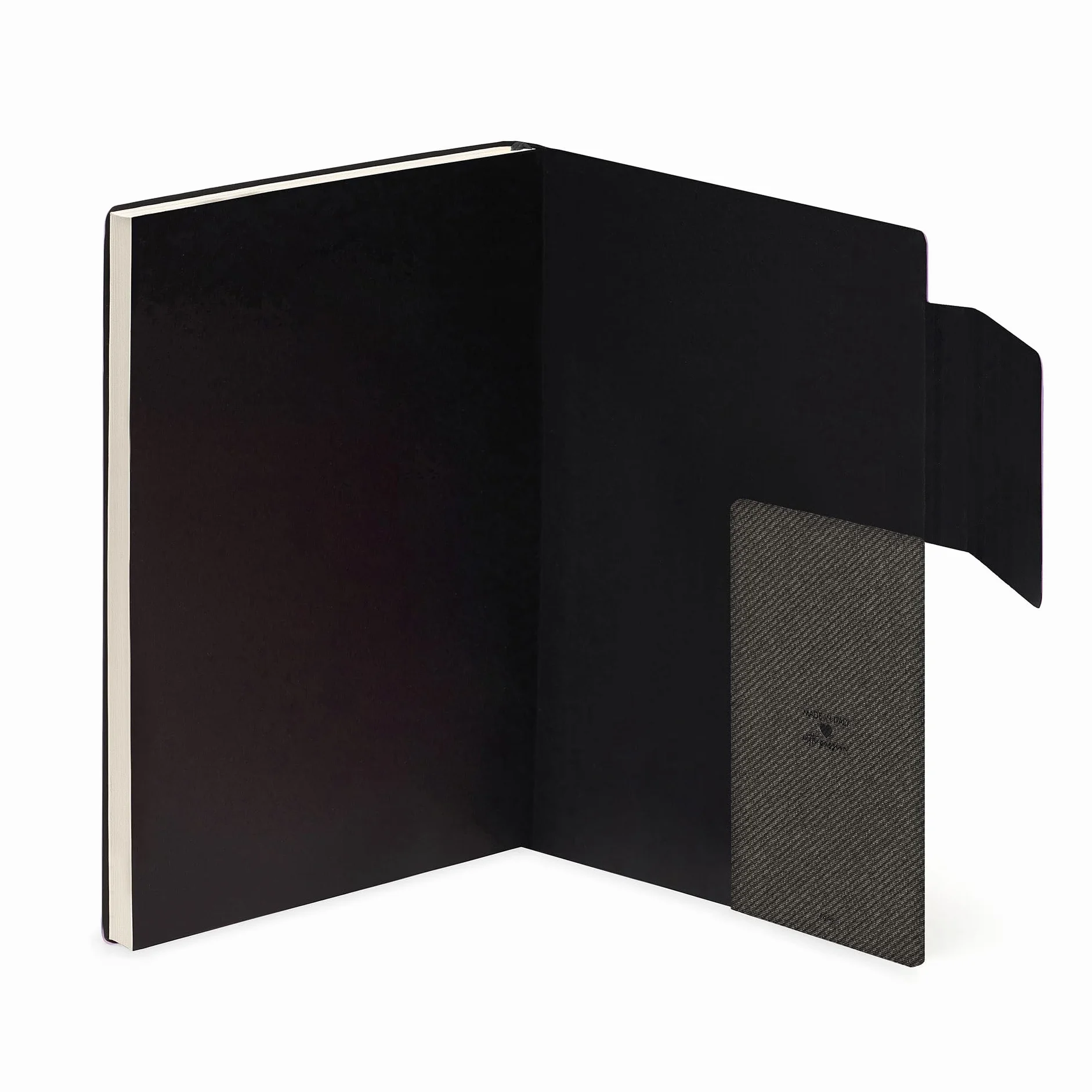 Legami Grand agenda journalier 2026 Deep Graphite 12 mois large fermeture élastique papier FSC certifié 17 x 24 cm