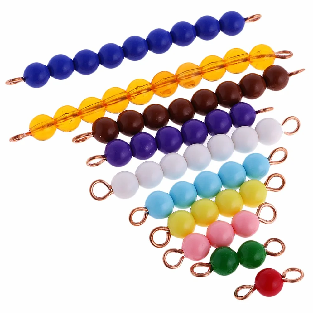 Montessori Perles Kit Jouet de Calcul Enfant Matériel Education Précoce Mathématiques