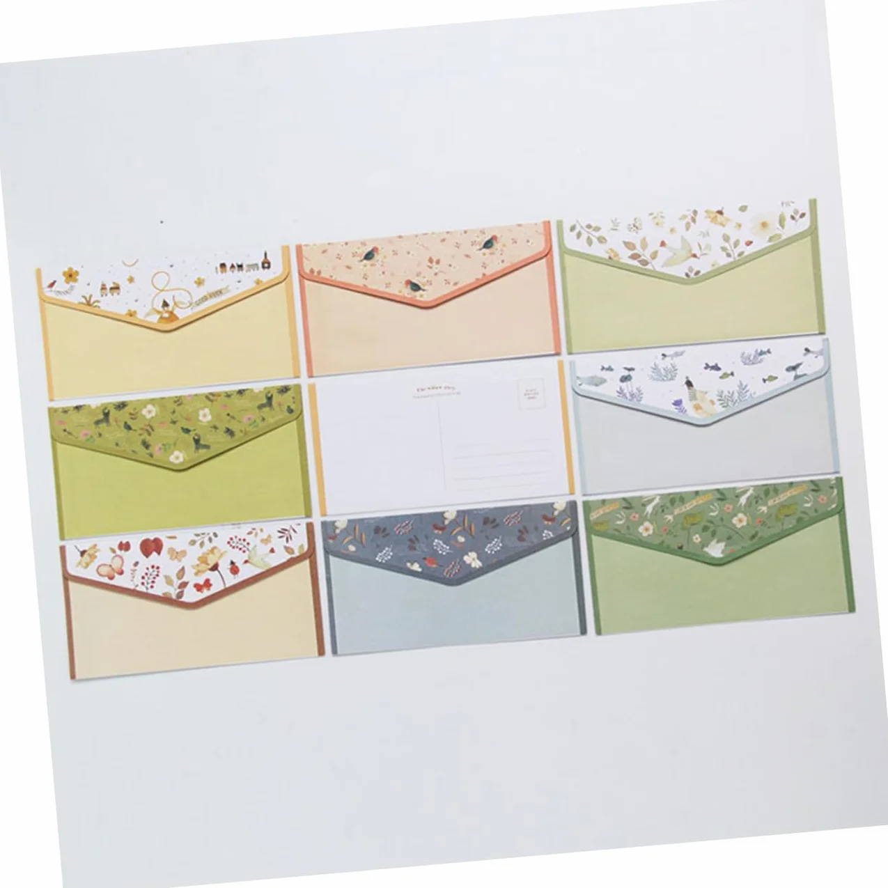Homoyoyo Lot Papeterie A5 Papier à Lettres Et Enveloppes Fleuris, 60 Feuilles 30 Enveloppes