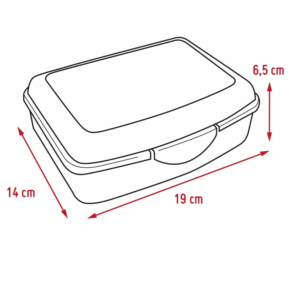NERTHUS FIH 923 Boîte à lunch dinosaure pour enfants légère et facile à nettoyer