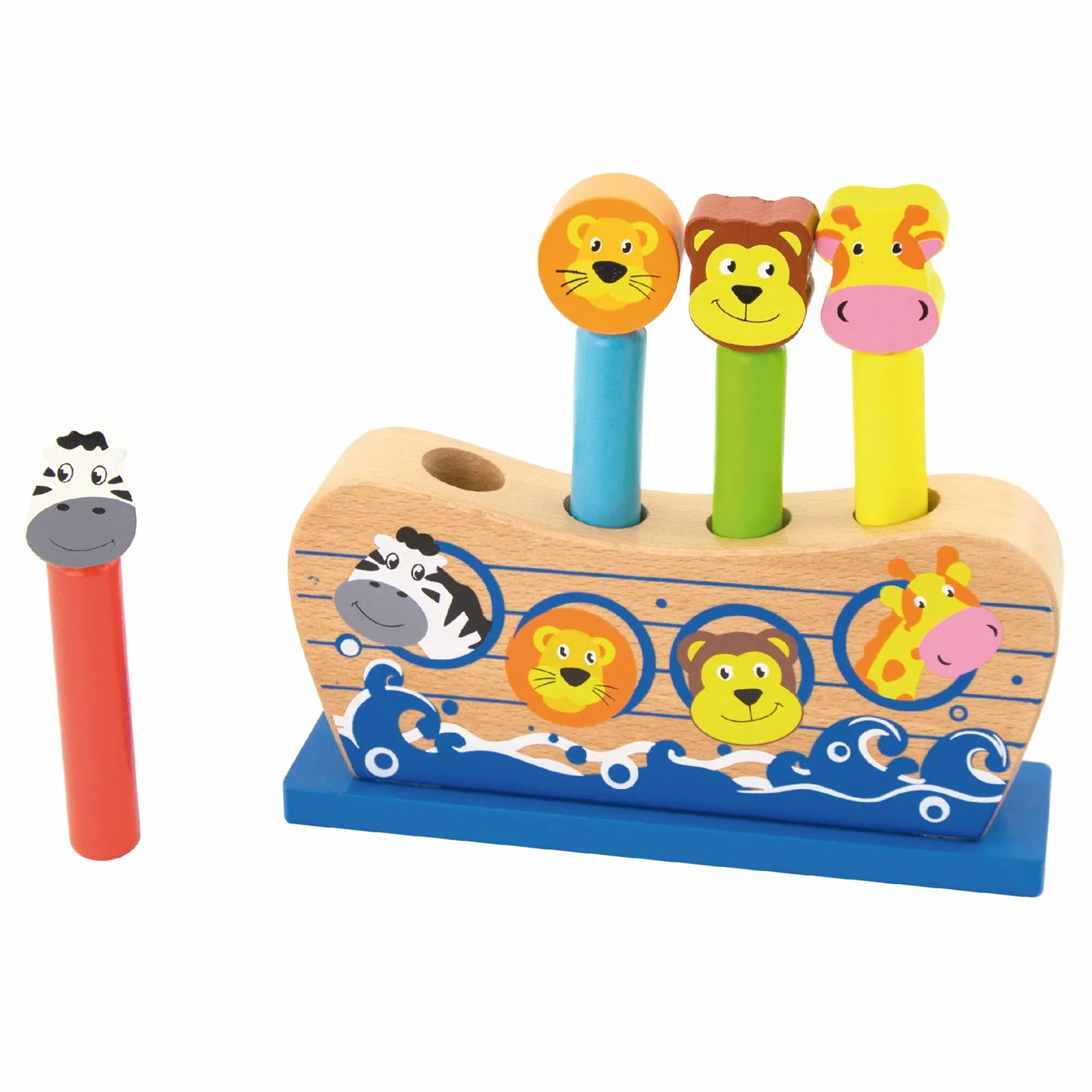 VIGA Toys Banc À Marteler Pop Up L'arche De Noé