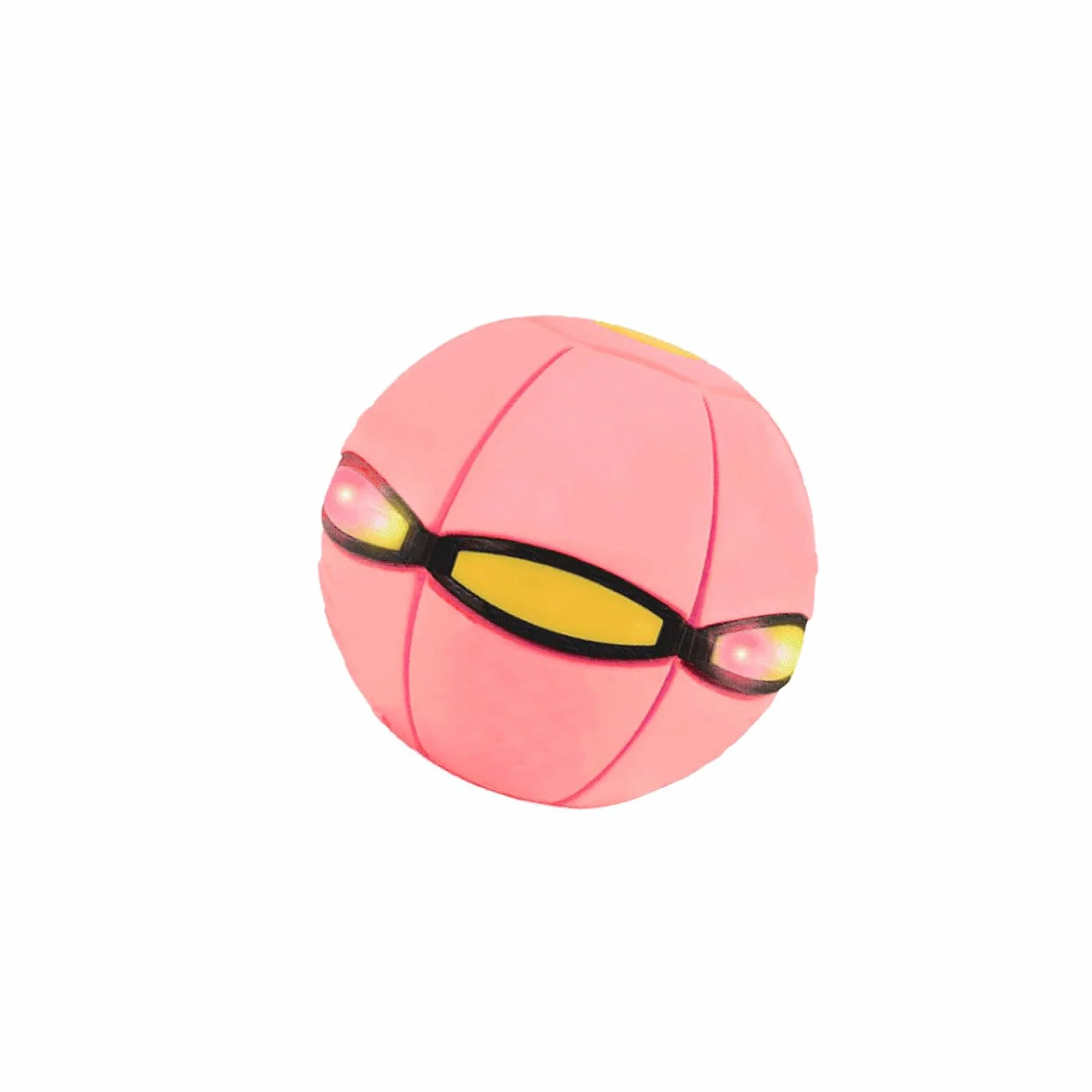 Balle rebondissante pour enfants soucoupe volante magique avec lumières