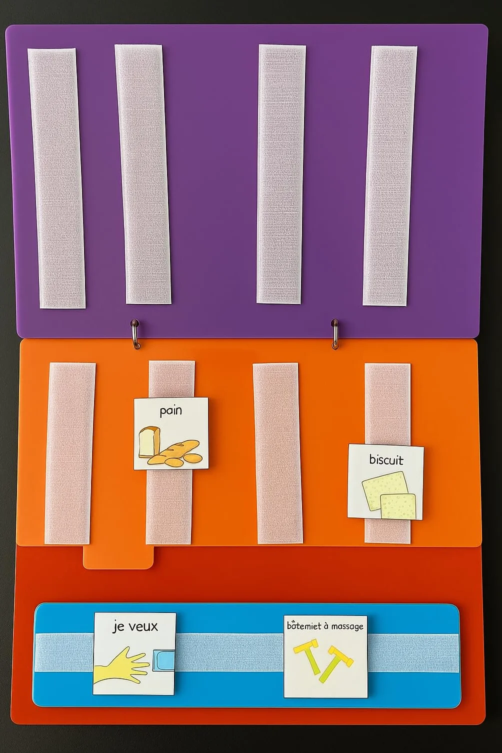 Makaton Classeur de Communication par Pictogrammes TSA TDAH Support Visuel Autisme