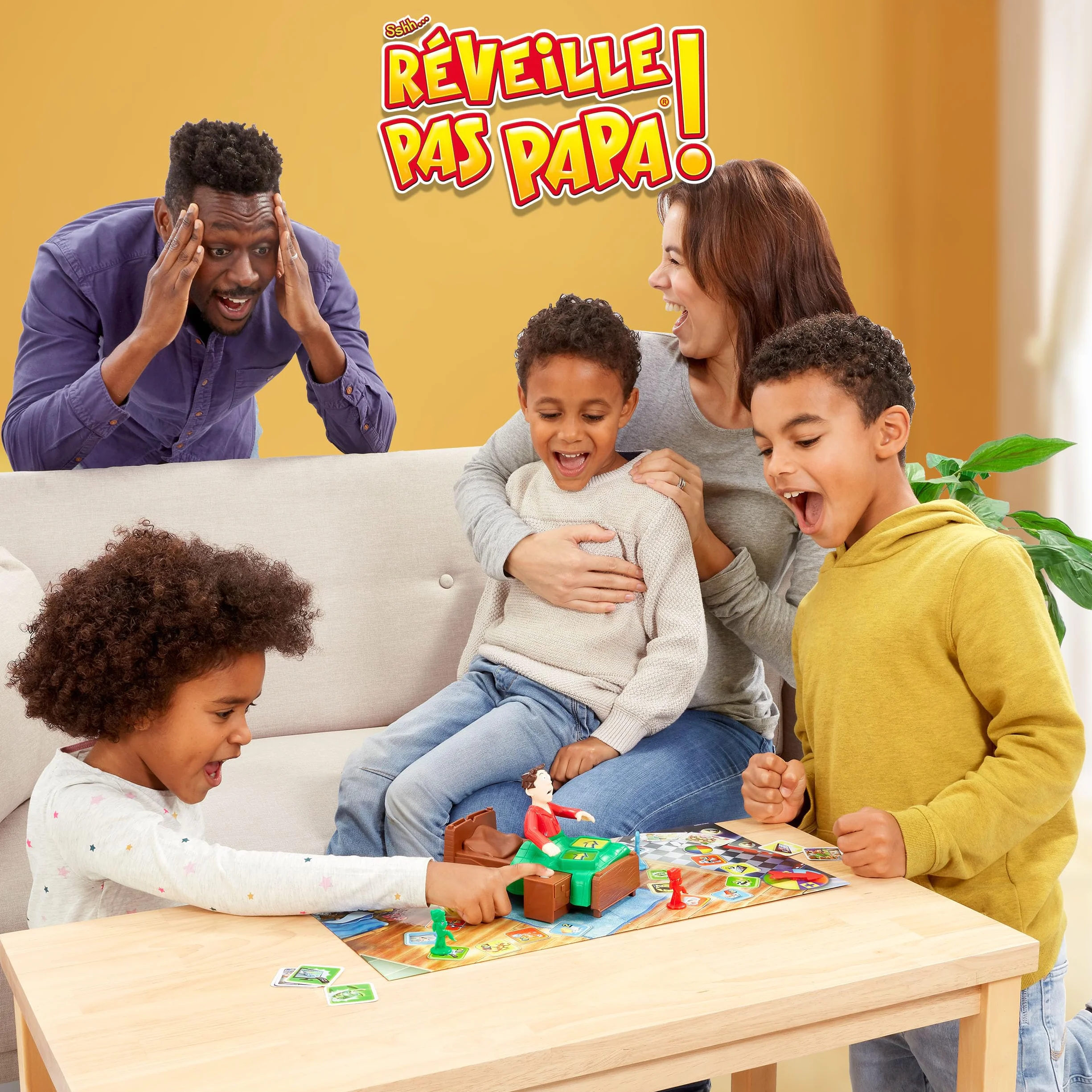 Goliath Réveille Pas Papa - Jeu de Société pour Enfants dès 5 Ans - 2 à 4 Joueurs