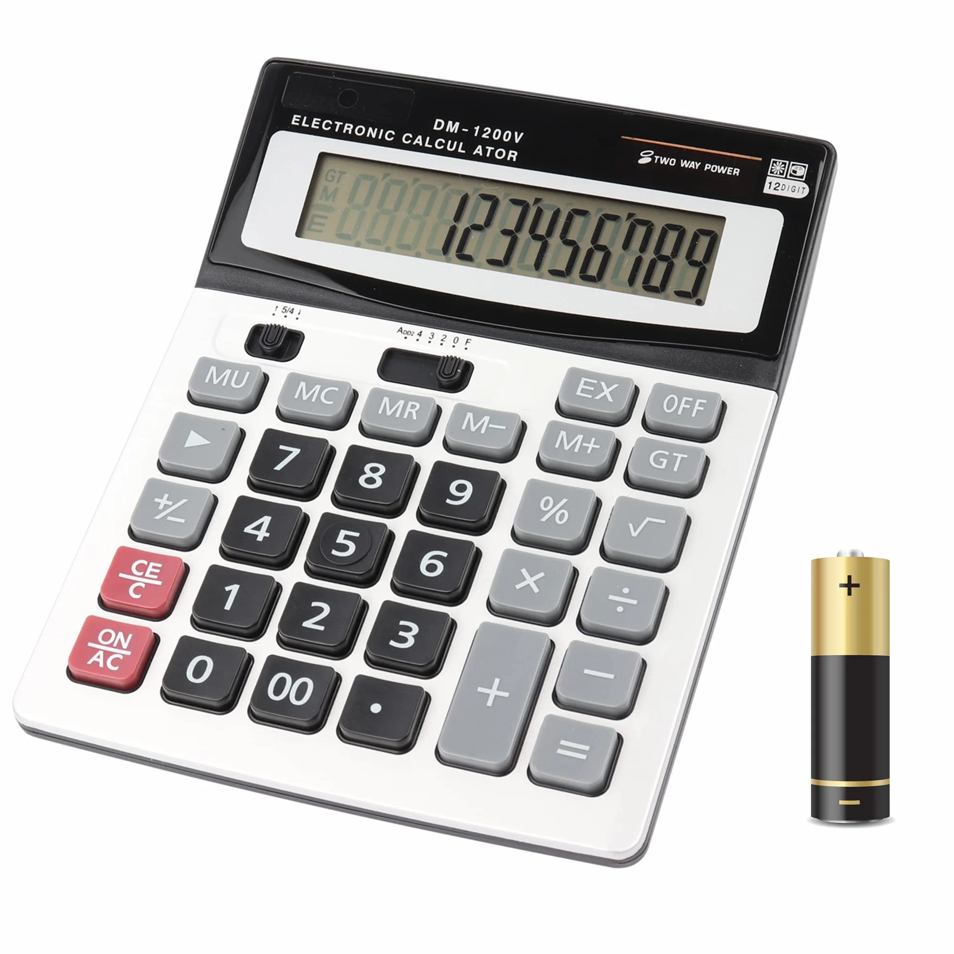 Calculatrice de Bureau 12 Chiffres Fonction Standard