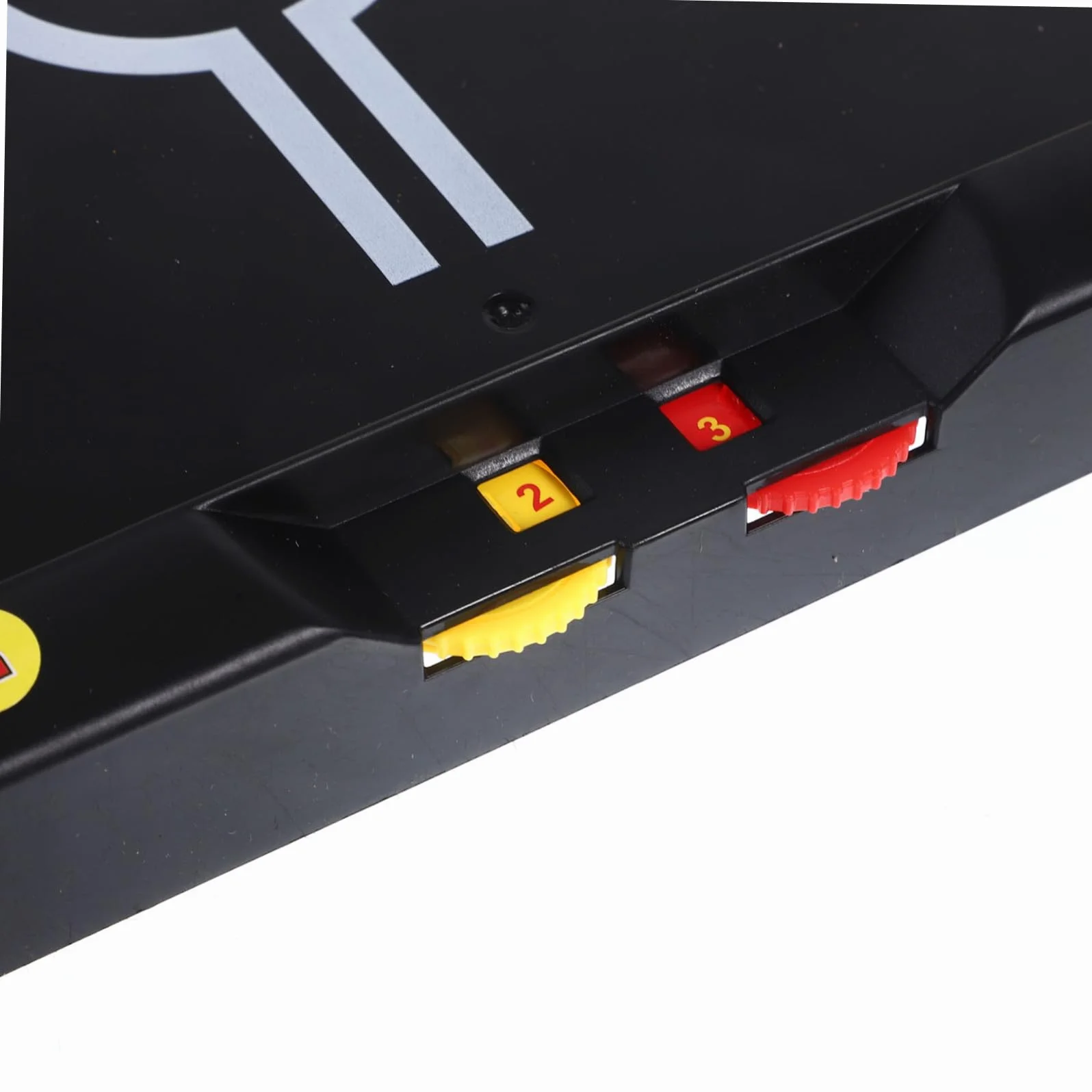 SUPVOX Jeu de Hockey sur Glace de Table Éducatif Mini Compétition 2 Joueurs Plastique Noir