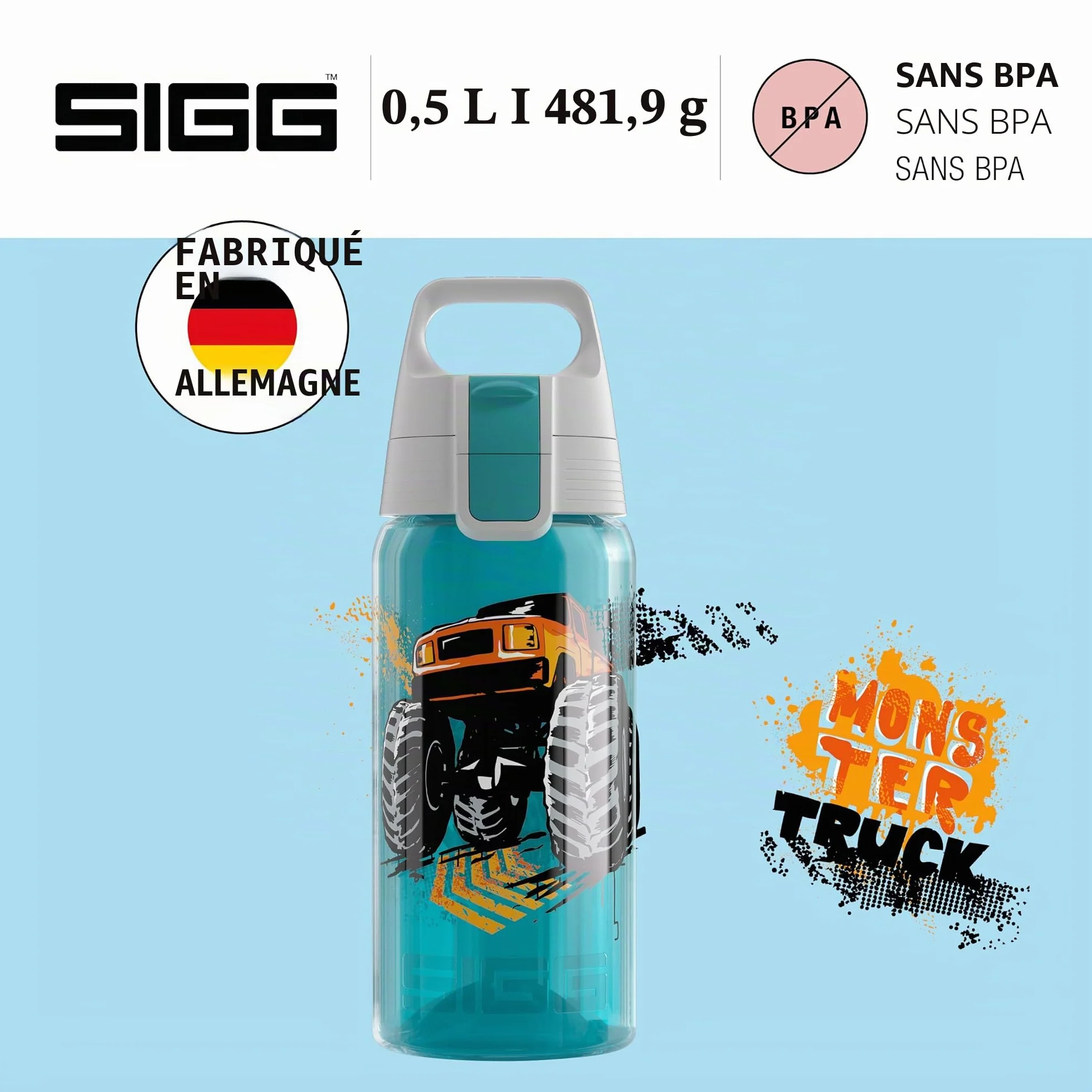 Sigg Gourde Enfant Viva One 0,5L Sans BPA Étanche