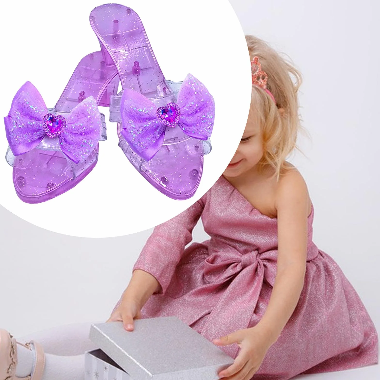 Chaussures Princesse Enfants Sandales Gelée Été Violet