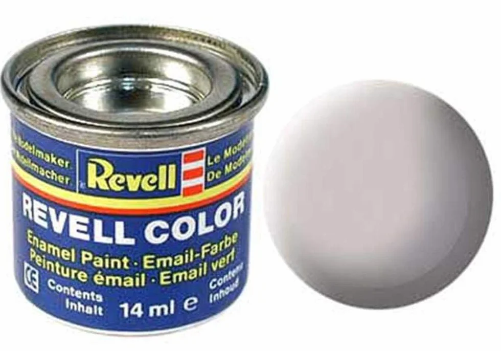 Peinture émail Revell gris moyen mat modélisme accessoires
