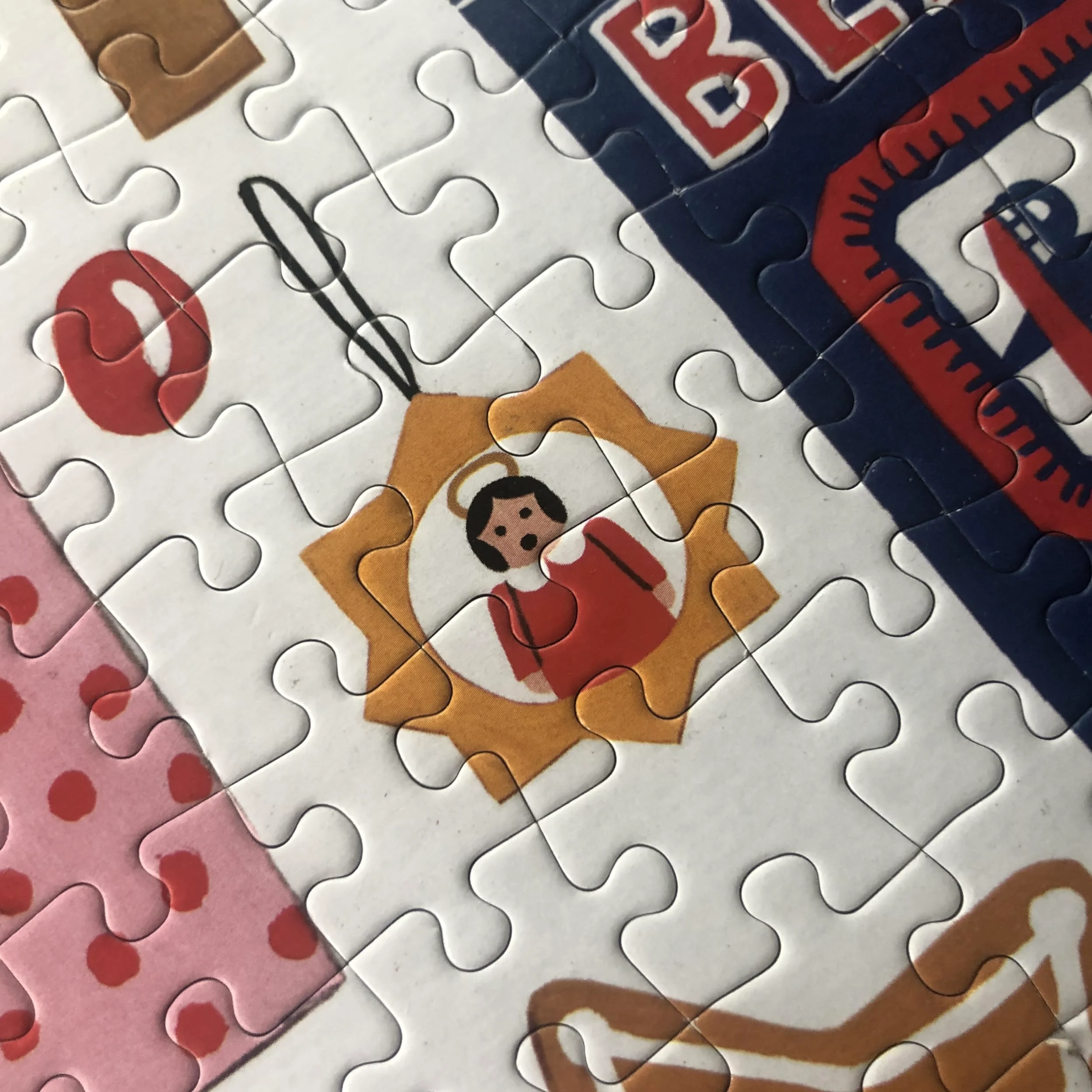 Puzzle de Noël de 1000 pièces pour adultes | Planche 100 % recyclée de qualité supérieure | Puzzle festif de 1000 pièces pour adultes | Cadeaux rétro | Puzzles Happily