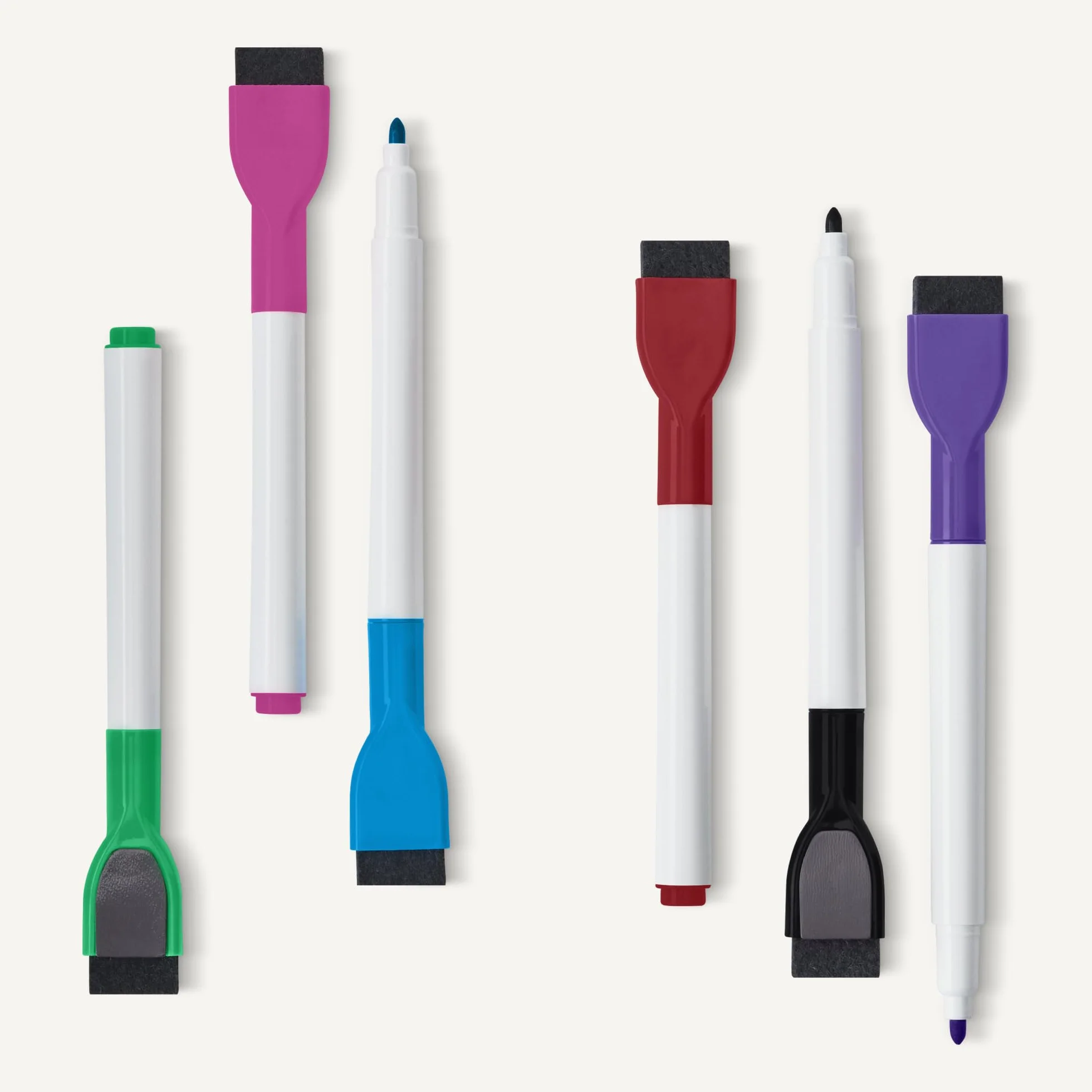Amazon Basics Lot de 3 Tableaux Blancs Magnétiques Effaçables à Sec, Planning Mensuel Hebdomadaire Quotidien, 8 Marqueurs 1 Effaceur