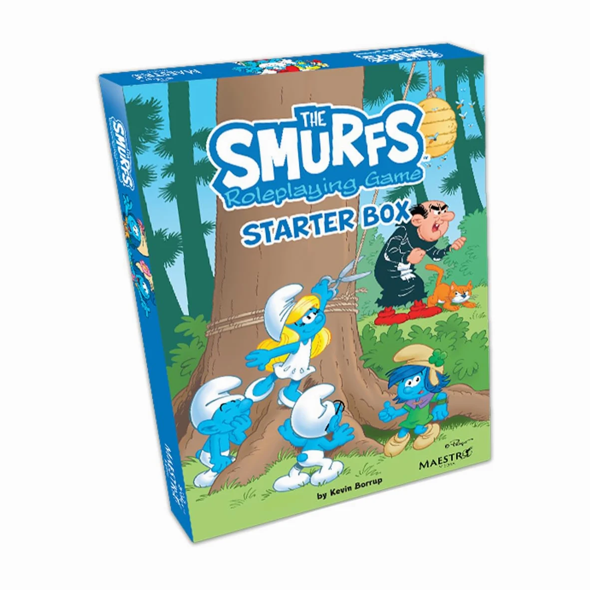 Maestro Media Ventures | The Smurfs Roleplaying Game Starter Box | Boîte D’Initiation RPG Familiale | 1-5 Joueurs | 30-45 Min