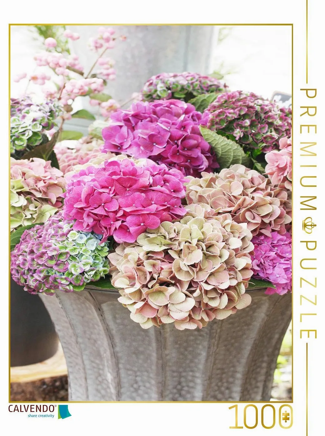 CALVENDO Puzzle Hortensias 1000 Pieces 48 x 64 cm from Gisela Kruse