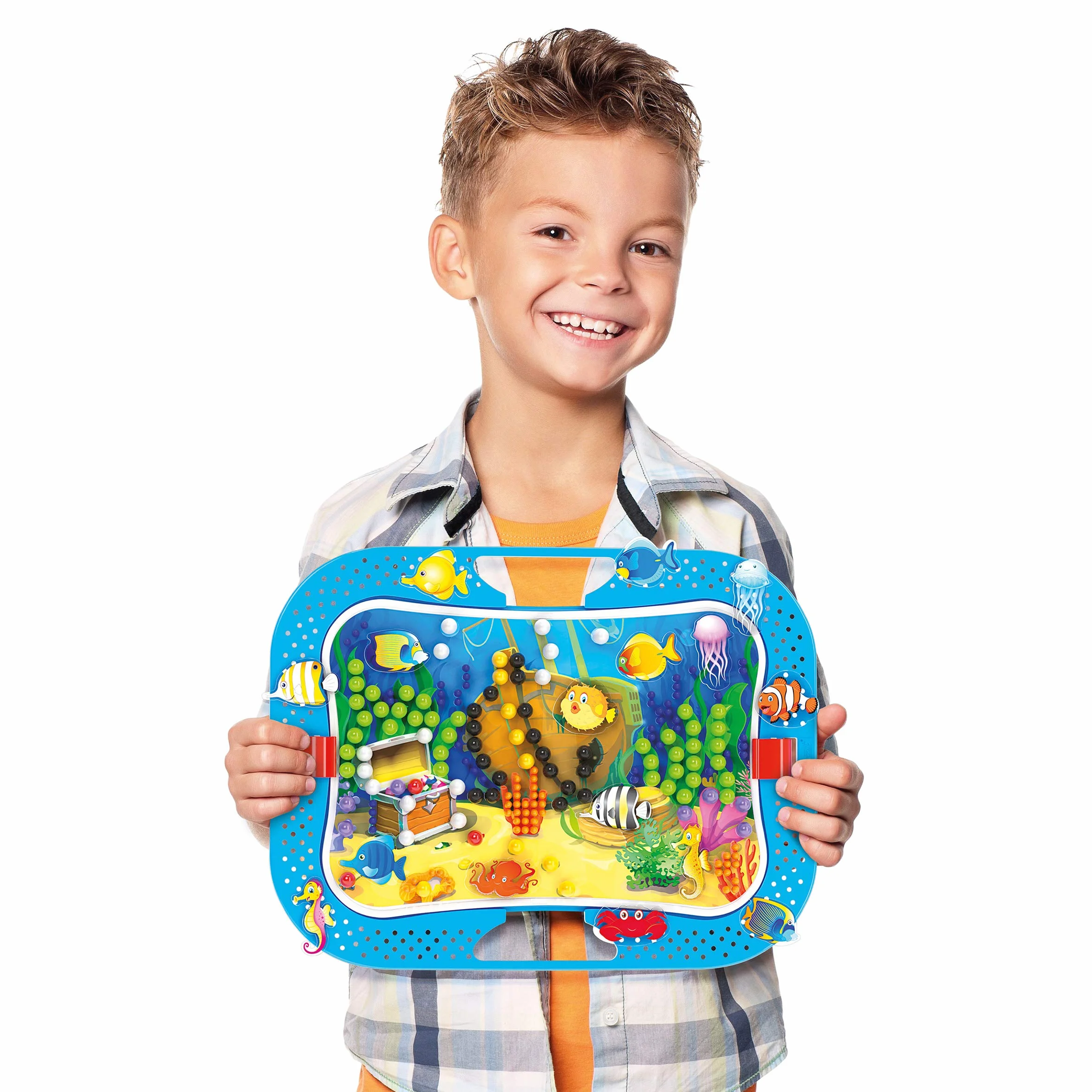 Quercetti Ocean Fun Fish & Pegs Jeux éducatifs mosaïque Enfant