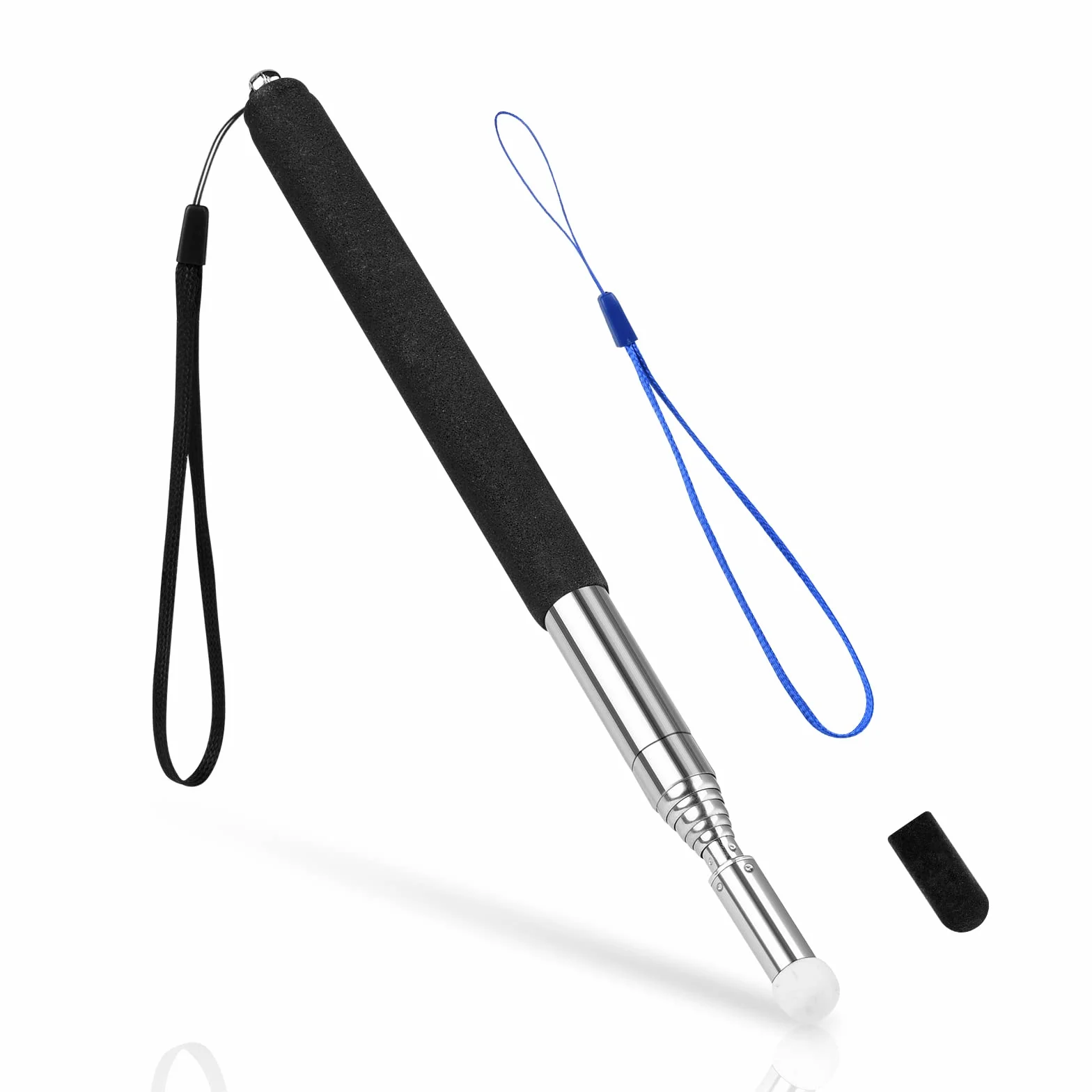 Pointeur Rétractable Vicloon 1 mètre Baguette Télescopique pour Enseignement Présentation