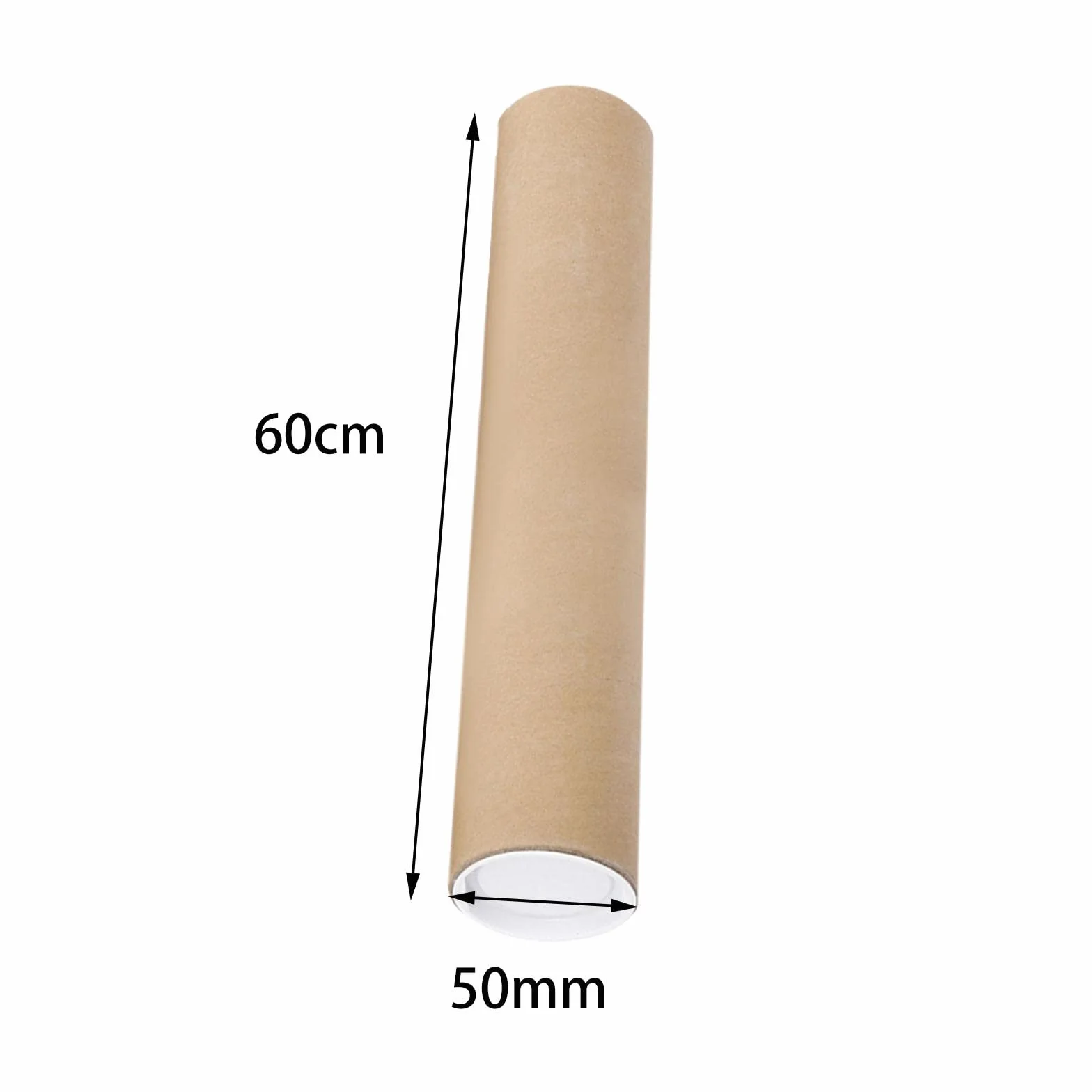 MagiDeal Tube d'emballage 60CM pour affiches rouleaux bleus peintures expédition
