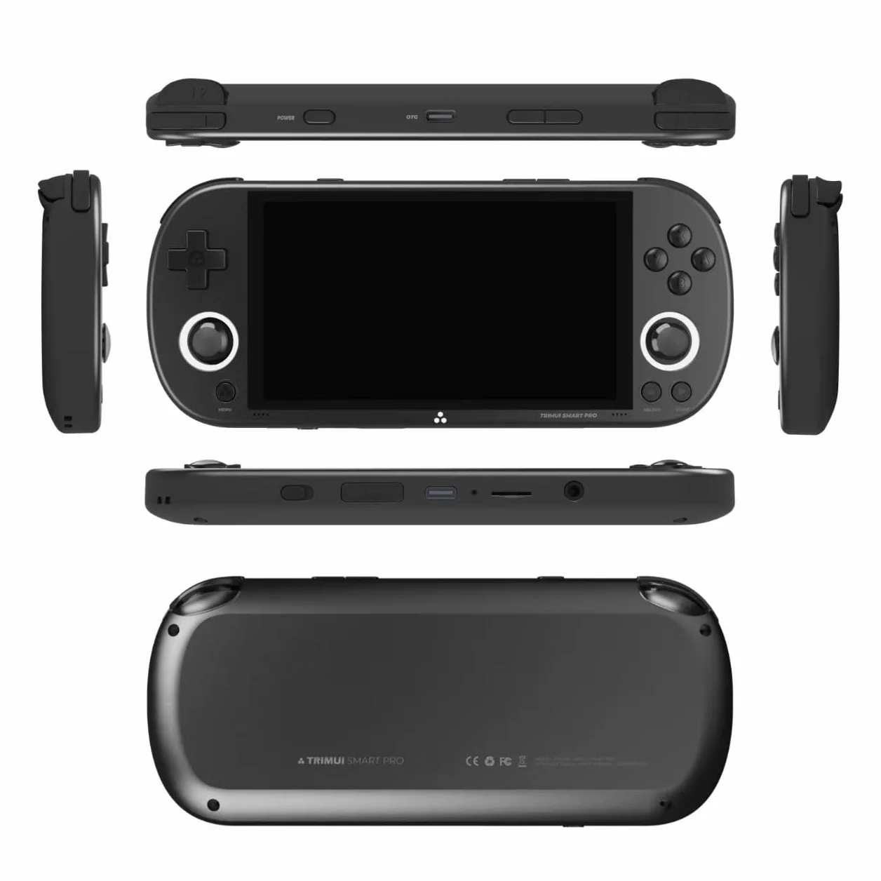 Console de jeu portable TRIMUI Smart Pro 64 Go 5000 mAh 10 000 jeux Linux écran IPS HD 5 pouces noir